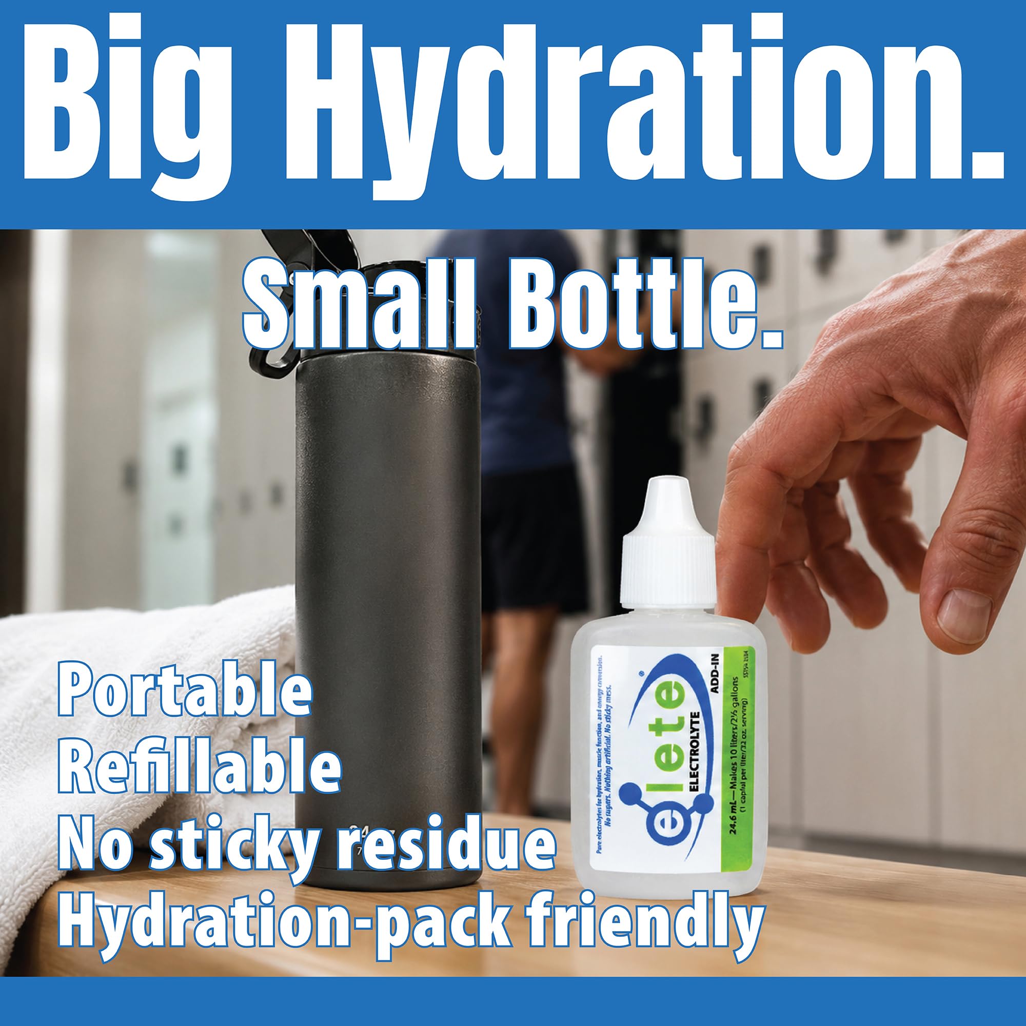 elete – Electrolyte Add-In – 1 Pocket Bottle – 4 Essential Electrolytes Concentrate – All Natural – Transforms Any Drink into a Sports Drink – 24.6mL — Amazon image 6