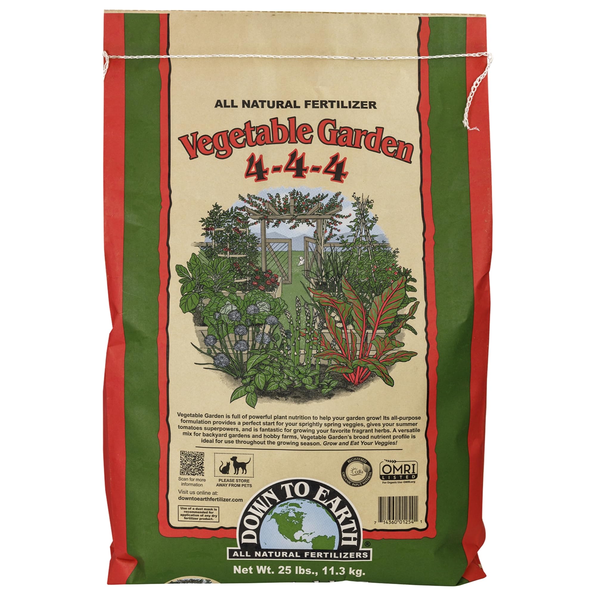 Down to Earth 100534860 Vegetable Garden Plant Nutrition, White