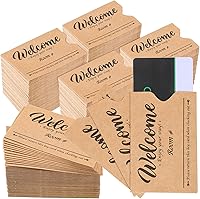 Vista 8 de Sabary 500 unidades de tarjetas de llave de hotel de 2.36 x 3.54 pulgadas, sobre para tarjetas de crédito, fundas para sobres de regalo, impresas