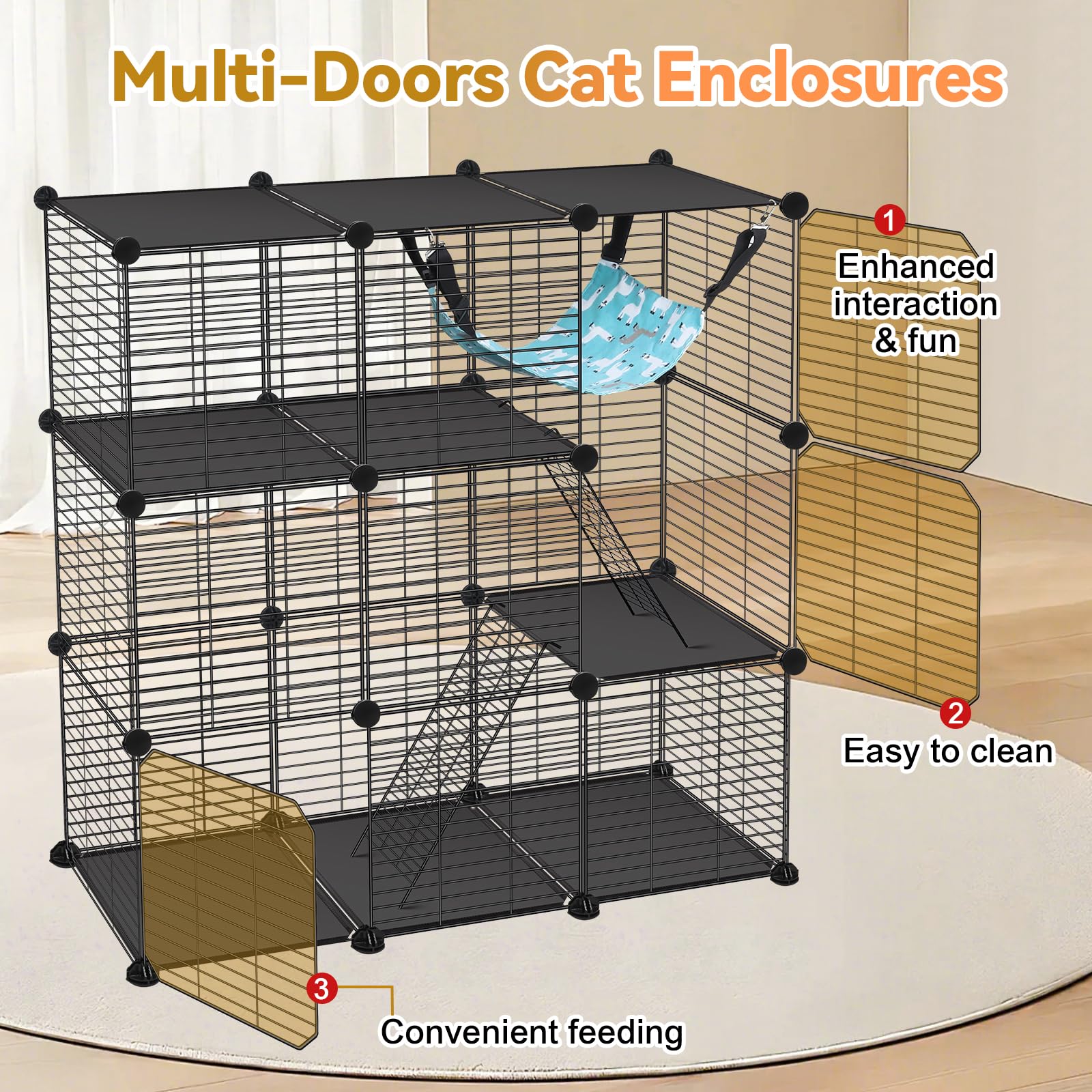 VISCOO Catio Cage - DIY Cat Enclosure -6 VISCOO Catio Cage - DIY Cat Enclosure -6