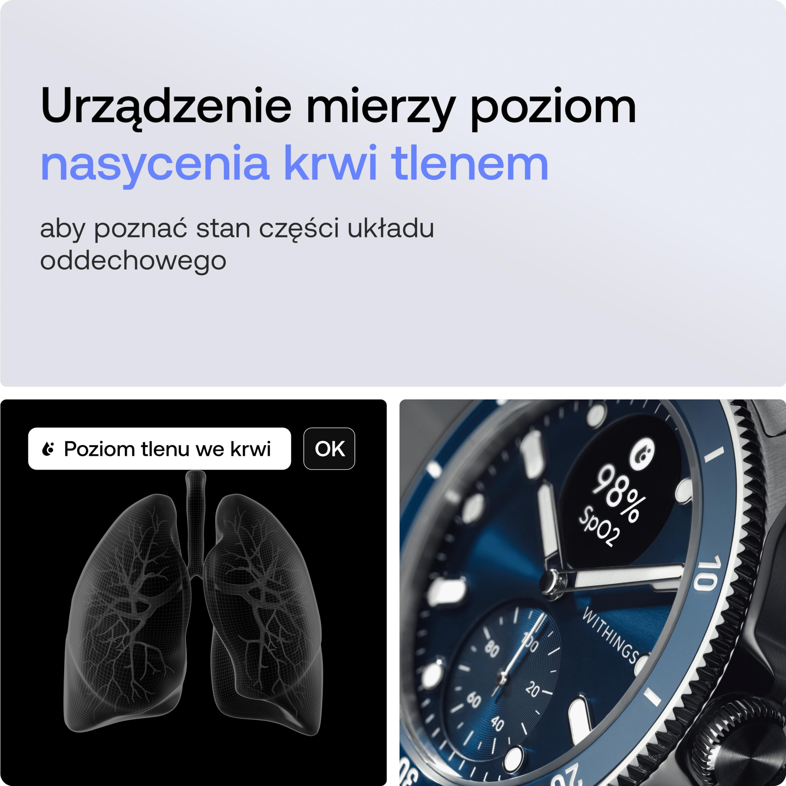 WITHINGS ScanWatch Nova, hybrydowy smartwatch, zdrowie serca, do M&F – EKG, SPO2, monitorowanie temperatury, śledzenie snu, zdrowie dróg oddechowych, śledzenie cyklu, czas pracy baterii 30 dni, iOS i