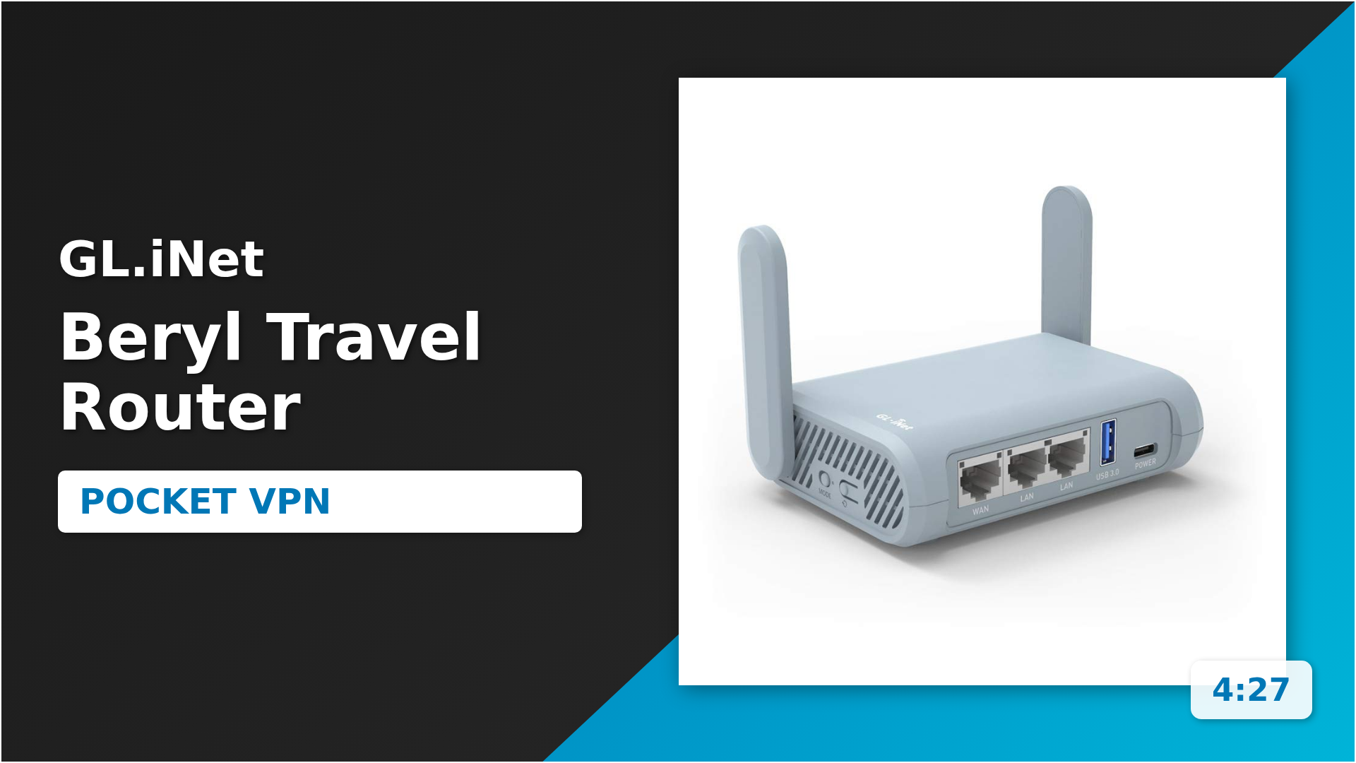 Watch GL.iNet GL-MT1300 Beryl Router on Amazon Live