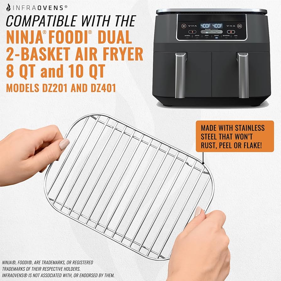 バーベキュー・調理用品 nito Amazon.com: Dual Basket Air Fryer Accessories, Set of 10 Fit