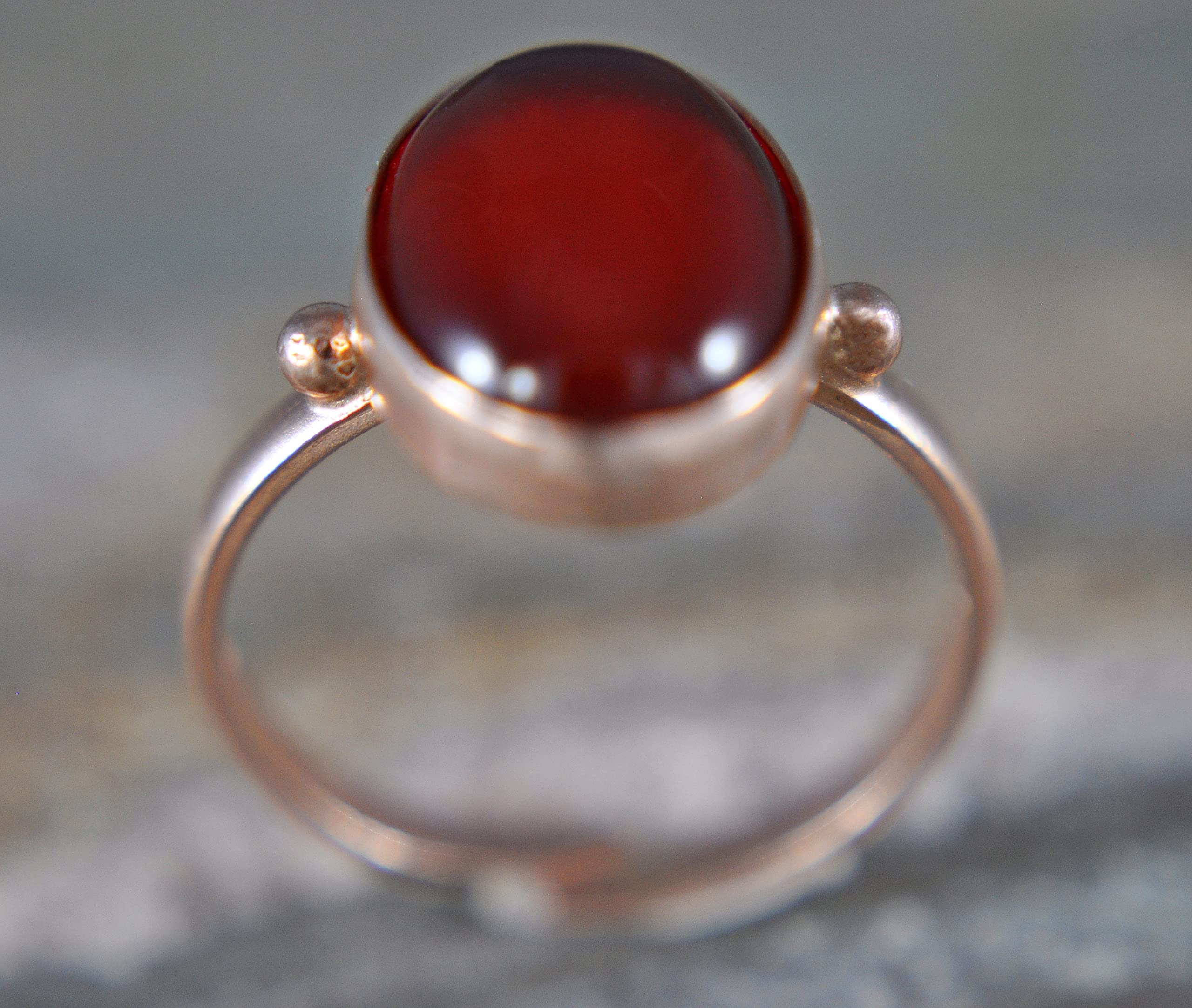 925 Sterling Silber - Achat Ring - Größenverstellbar - rosévergoldet - Edelstein - Braun - Oval - Geschenk für Mama - Geburtstagsgeschenk - Silberring - Geschenk für Sie - Schmuck-Geschenk