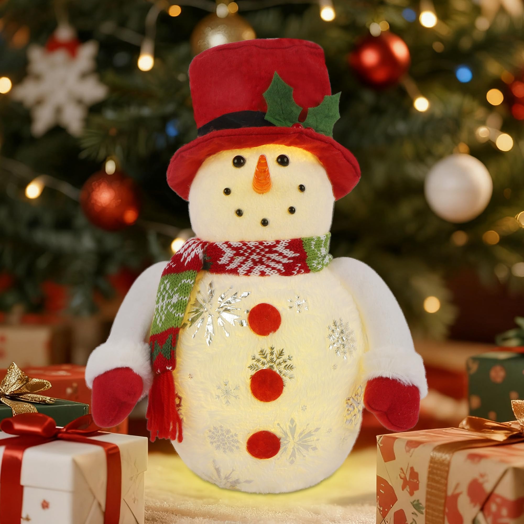 Cllayees Lighted Snowman