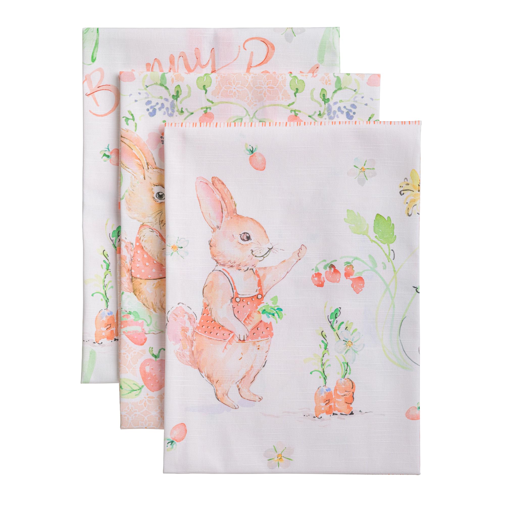 Maison d' Hermine Kitchen Towels Set of 3 Reusable 100% Cotton 70cm x 50cm — image 1
