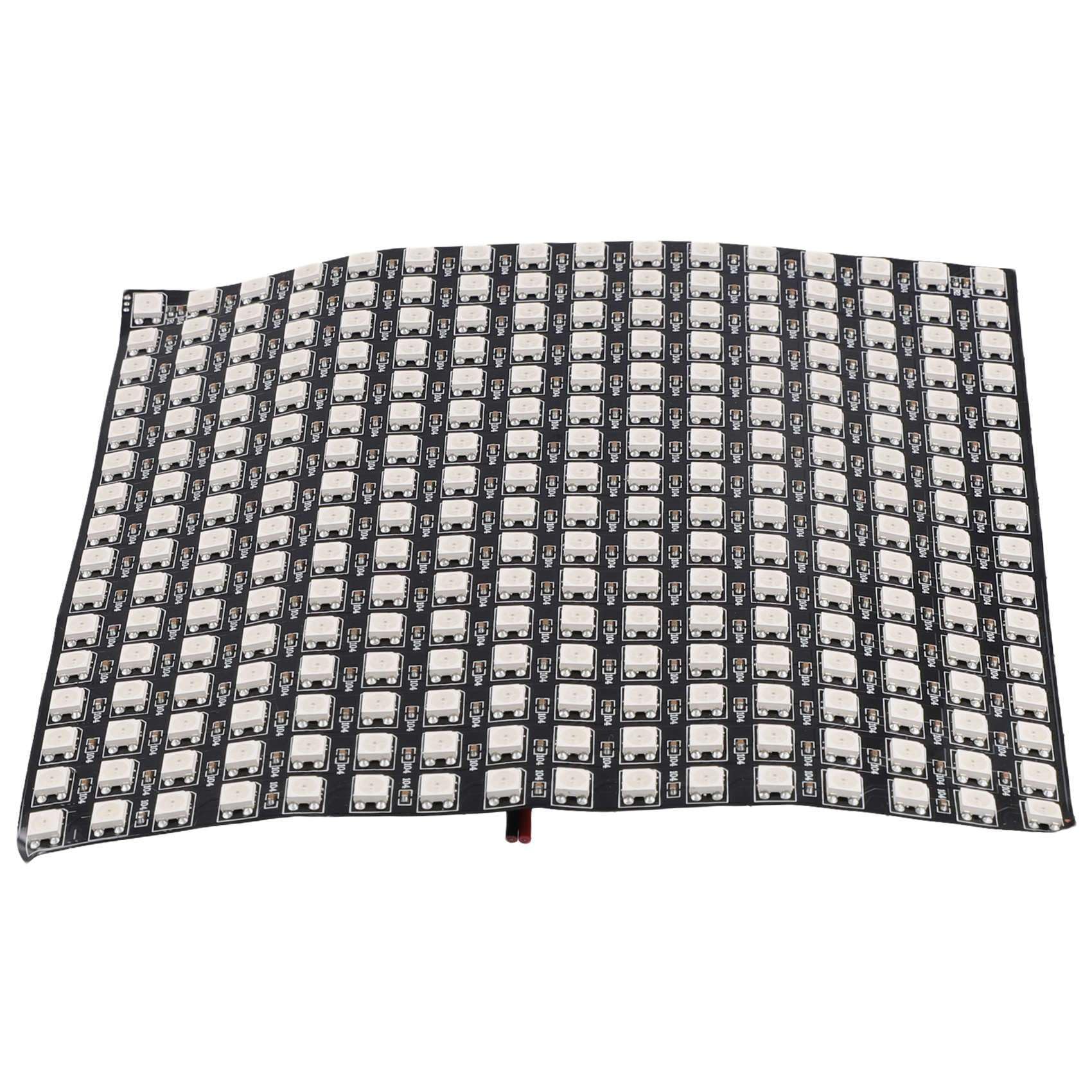 10X Pannello Matrice LED RGB WS2812 Indirizzabile Individualmente Flessibile per Display Video, DC5V (16x16)