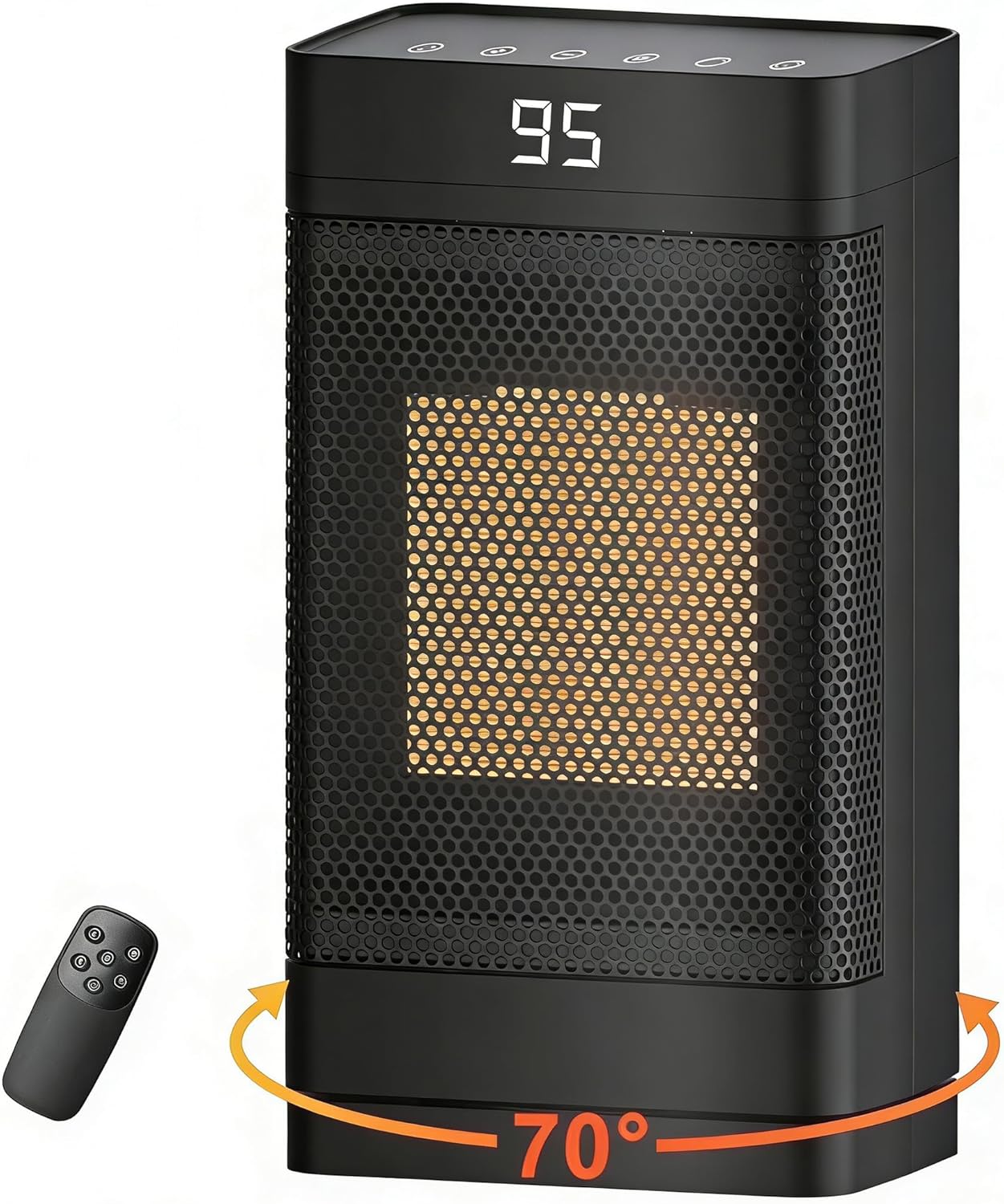 Calefactor Eléctrico Portátil Cerámico PTC 1500W 120V