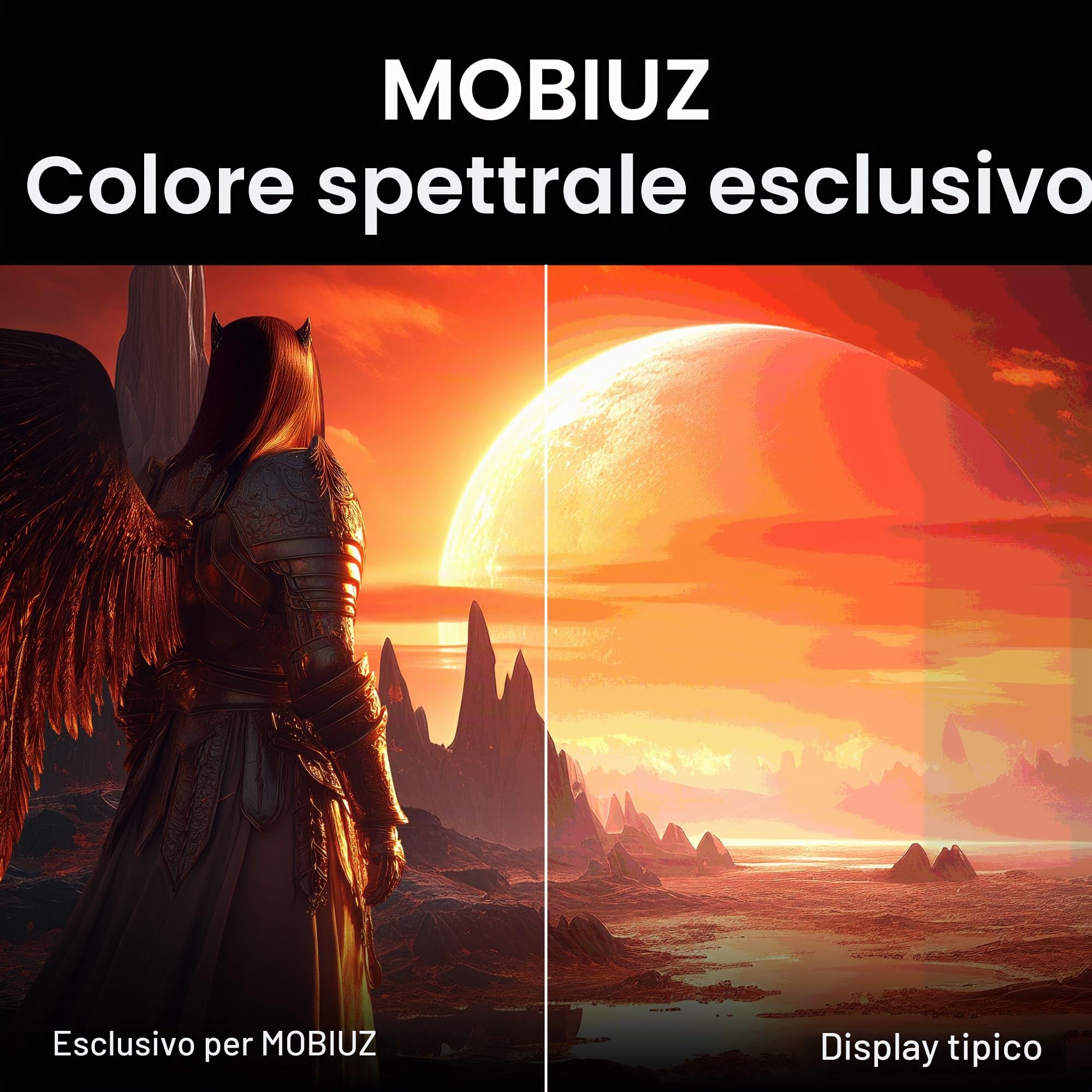 BenQ MOBIUZ EX321UZ 32 Pollici Gaming Monitor 4K QD-OLED di 4a generazione, 240Hz, 0.03ms, HDMI 2.1, DP2.1a 80Gbps, USB-C 90W, 99% DCI-P3, display HDR 400, FreeSync Premium Pro, garanzia di 3 anni