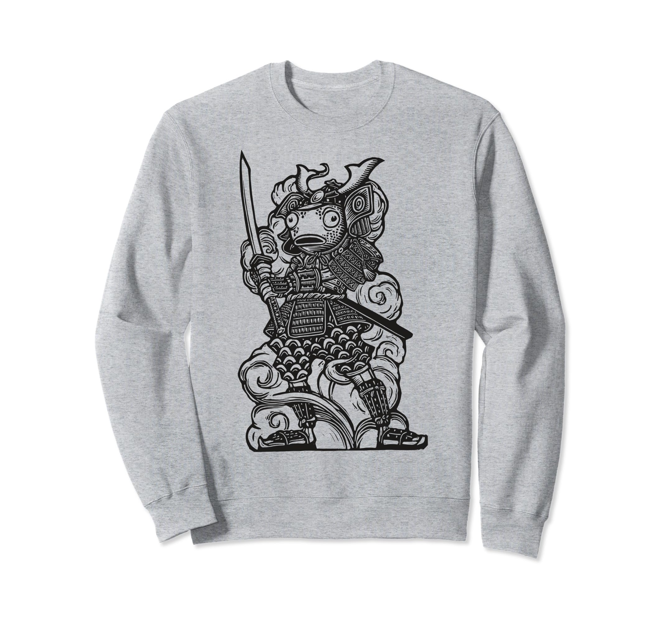 Fortnite Samurai Fishstick Black & White Print Sweatshirt