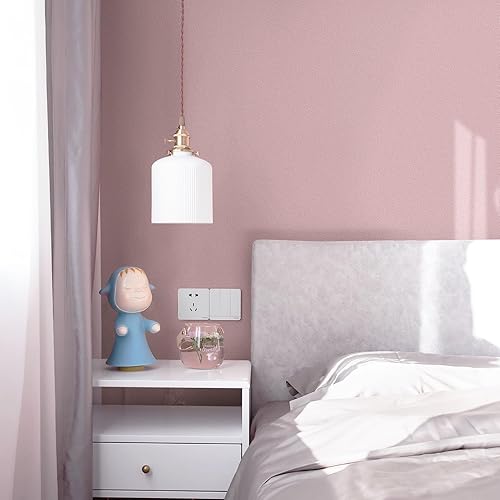 Miniatura 107 de Ismoon Papel tapiz morado para despegar y pegar, papel adhesivo morado sólido de 15.7 pulgadas, 236 pulgadas, extraíble, impermeable, para Rojo