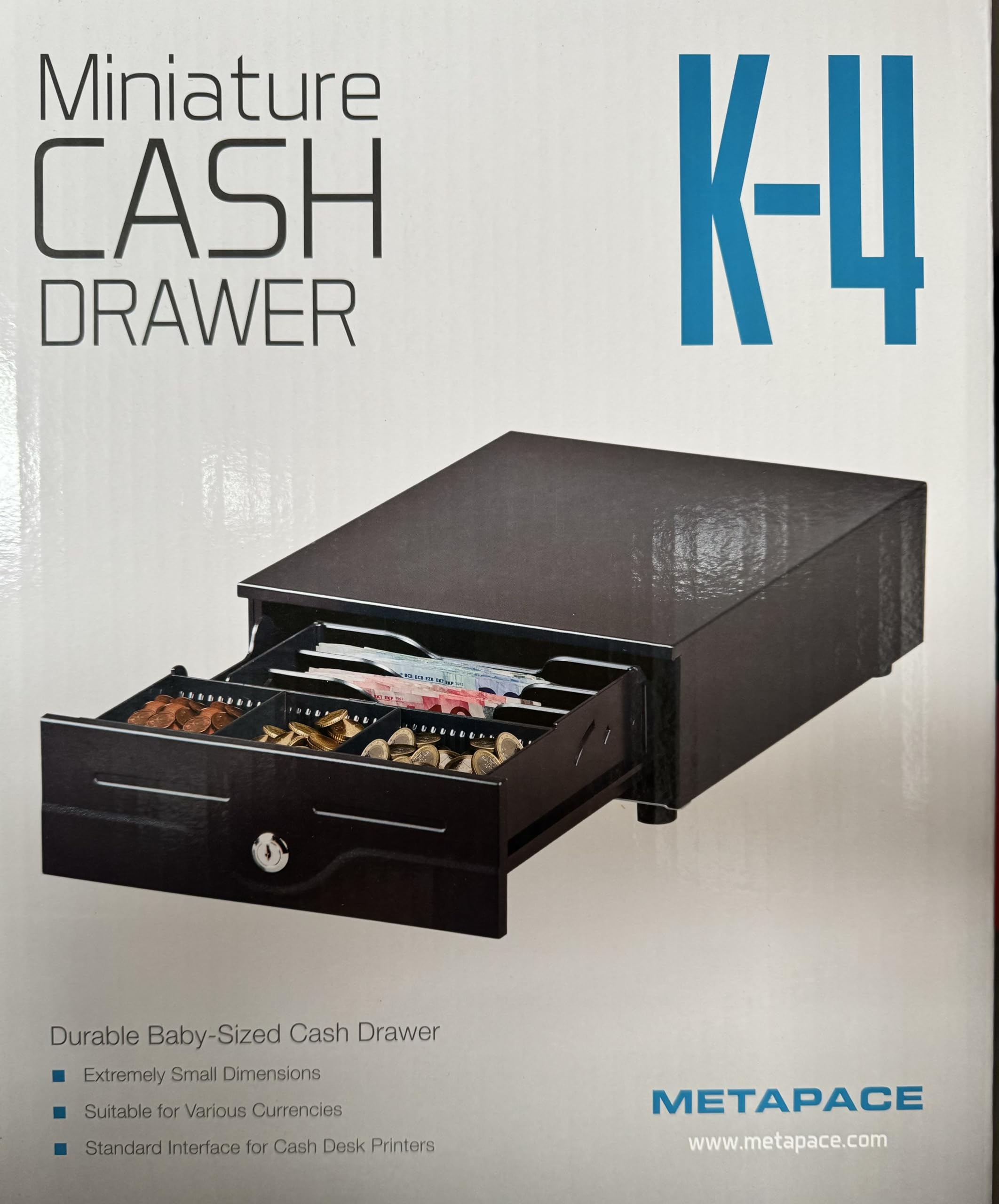 Kassenlade Schwarz Kunststoff 6.46 pounds
