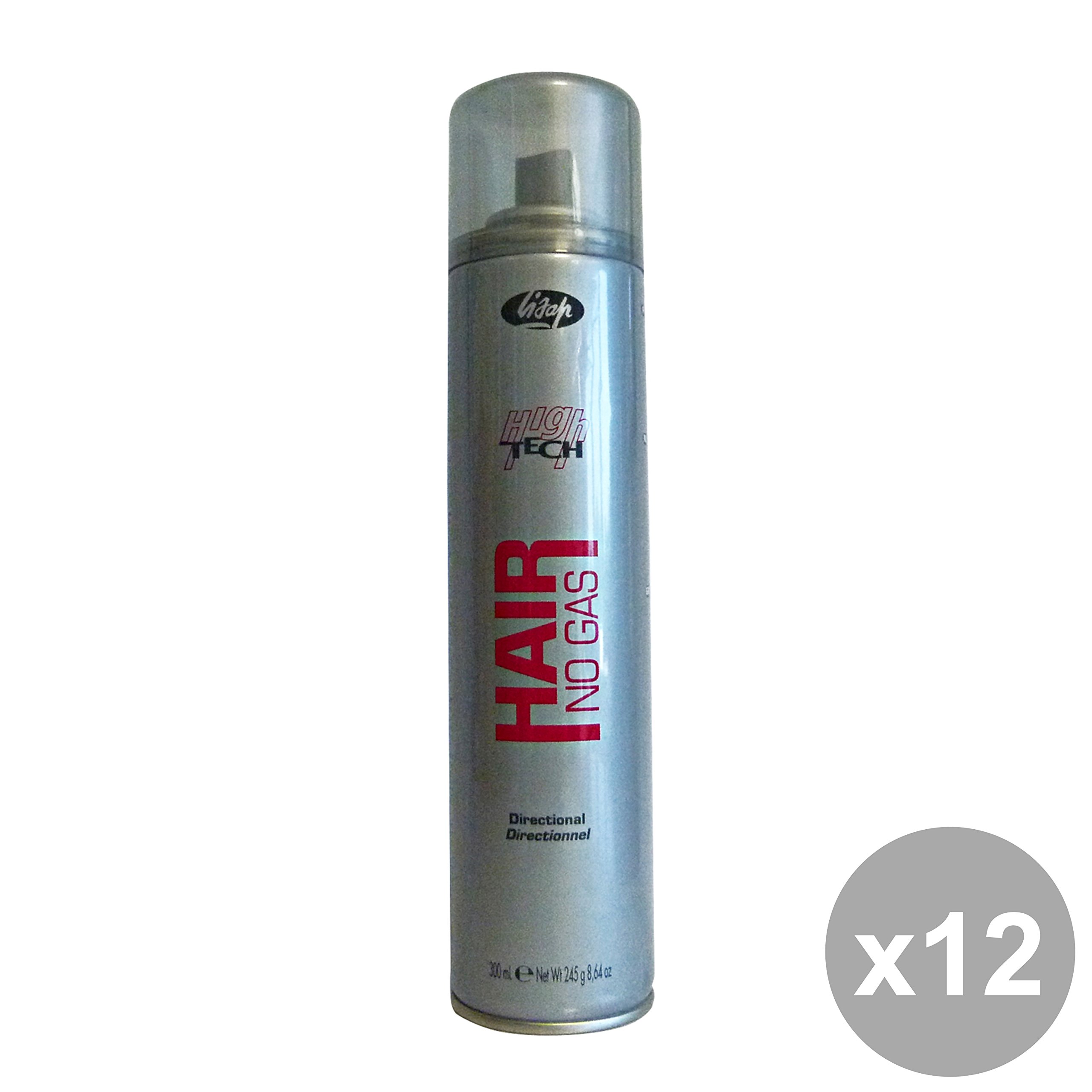 Set 12 LISAP Lacca HAIR No Gas Forte 300 Ml. Prodotti per capelli