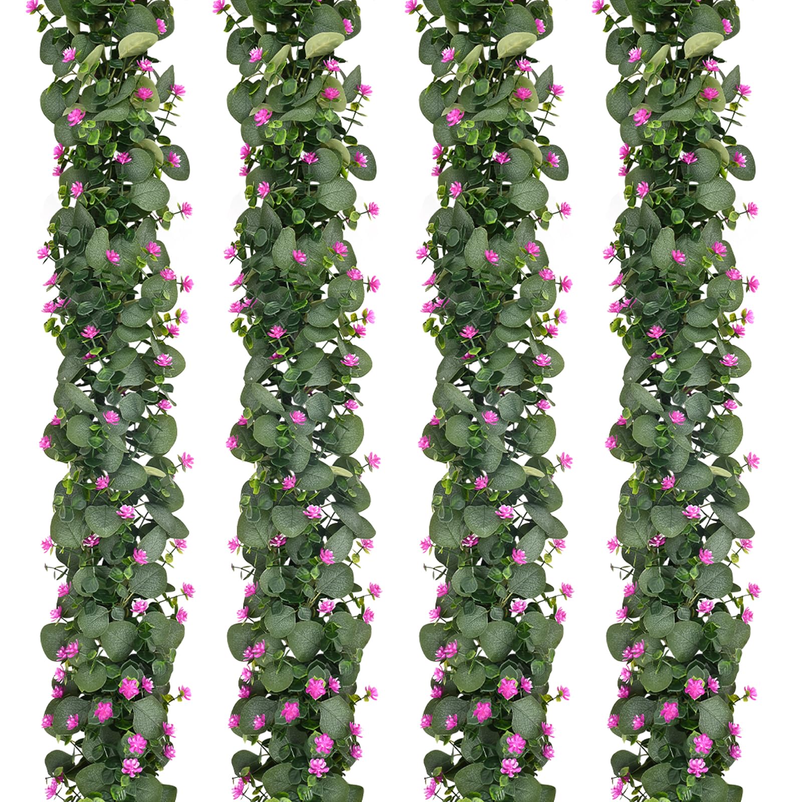 Fleurs artificielles d'exterieur et eucalyptus pour deco sans entretien
