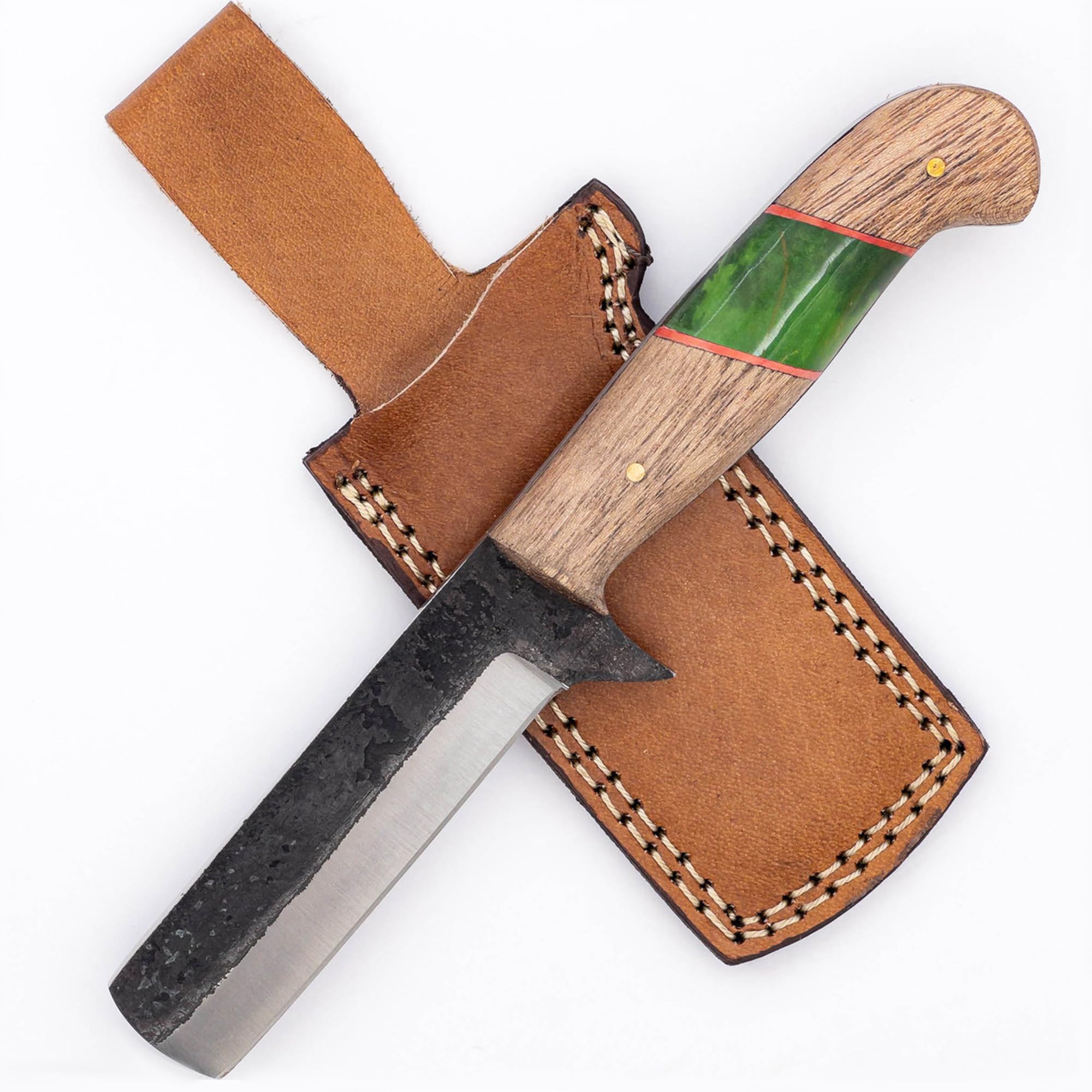 Armory Replicas™ Japanese Style Kitchen Knife Full Tang Veggie Chop Nakiri Knife - Indoor & Outdoor Food Prep, Camping, Cooking, Kitchen