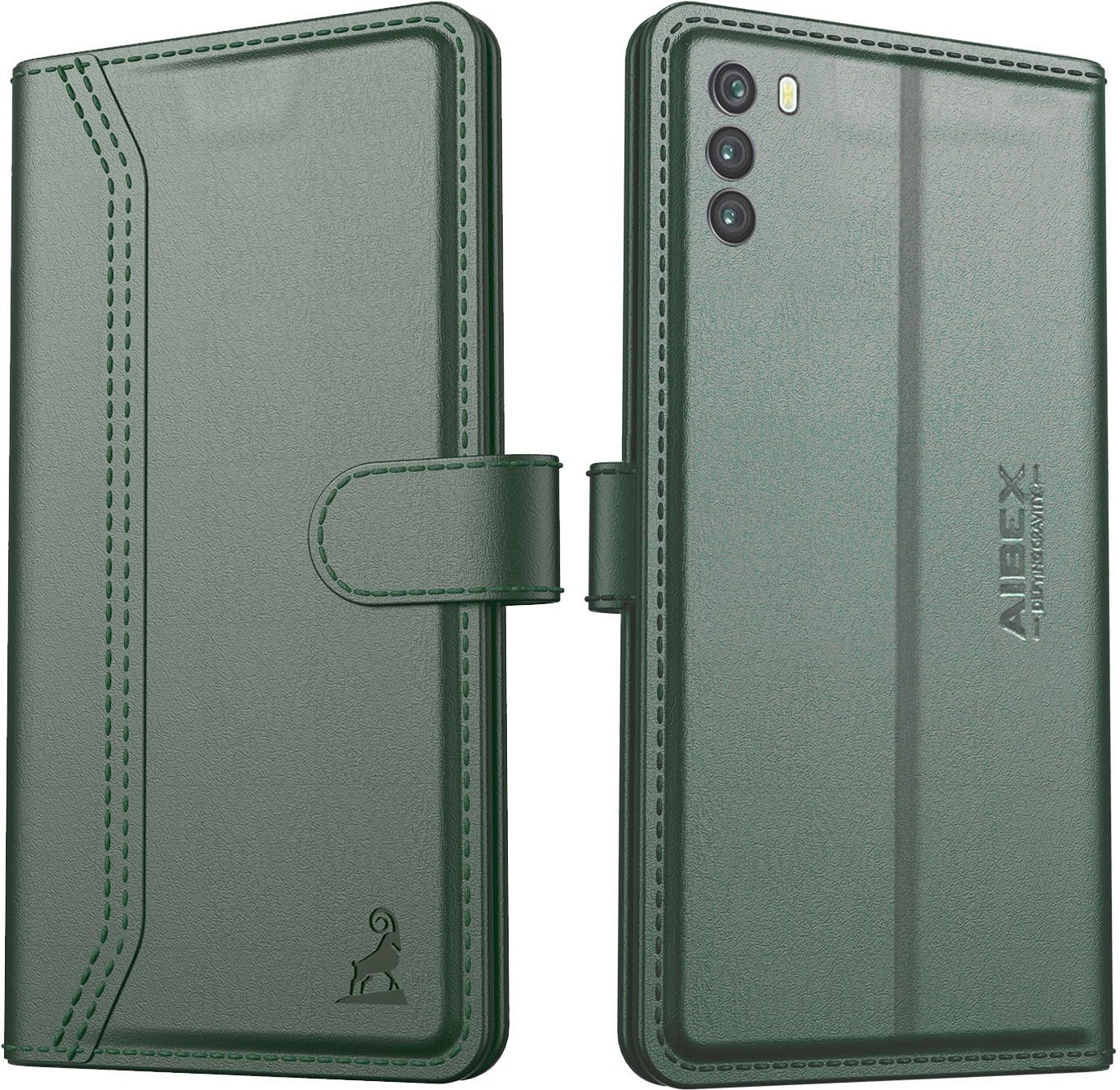 AIBEX ® Poco M3 Flip Cover Leather Finish | Inside TPU with Card Pockets | Wallet Stand | Complete Protection Flip Case Green (B09FXZ86QX) Amazon Price History, Amazon Price Tracker