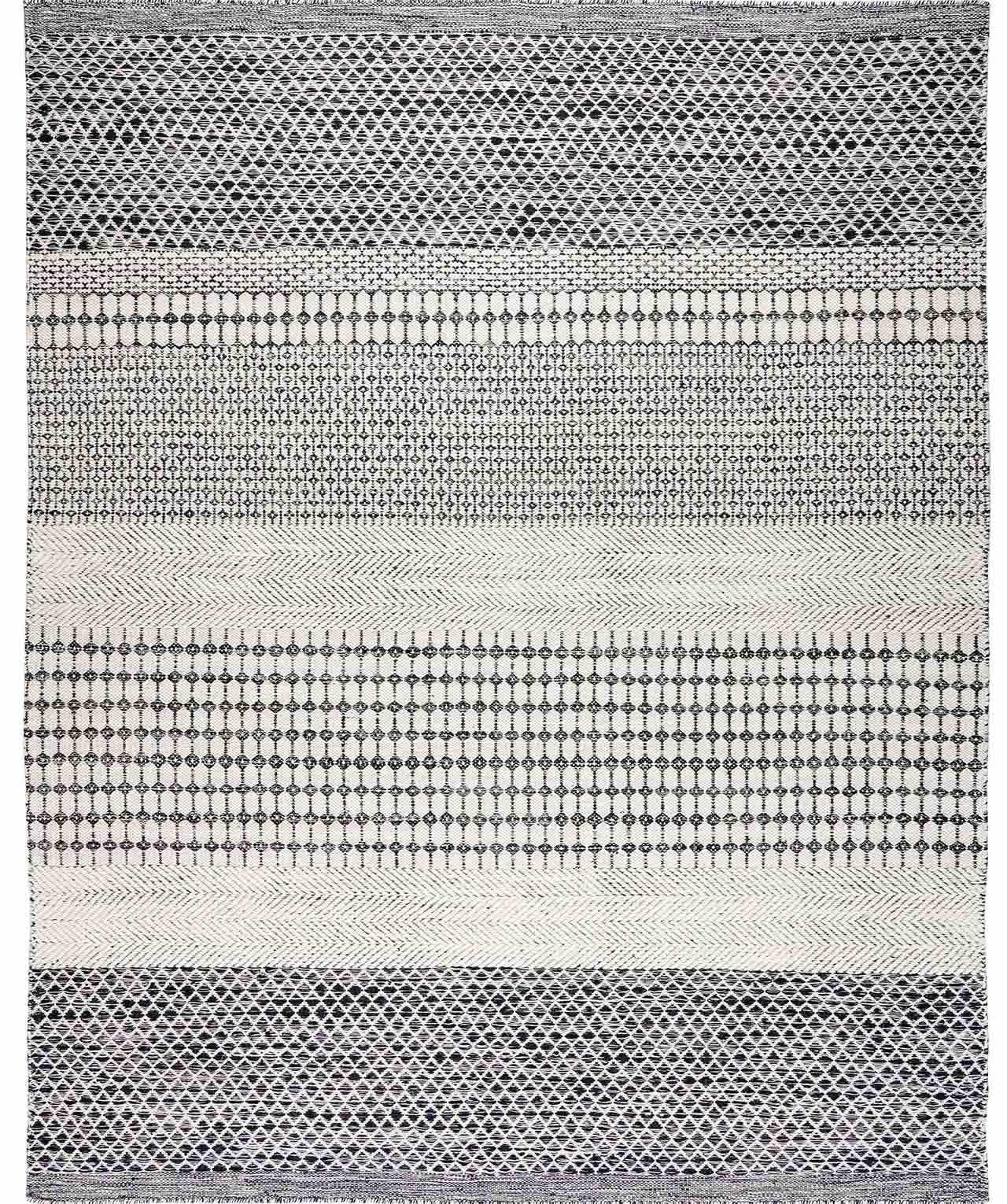 BoutiqueRugs Tideswell Bohemian, Transitional Area Rug - Black, Beige - 8' x 10'