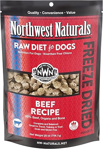 Miniatura 1 de Northwest Naturals Nuggets liofilizados de carne de res - Bolsa de valor de 25 onzas