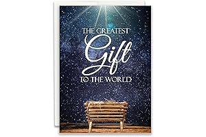 Heartfelt Religious Christmas Cards with Envelopes - Perfect for Spreading Holiday Cheer