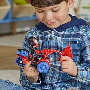 スパイディー Spidey and His Amazing Friends Figure Motorcycle Wave 1 Case