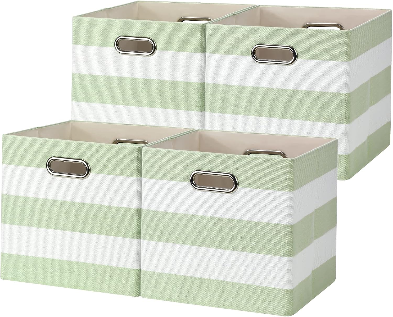 Posprica Cube Storage Bins 11×11 Fabric Foldable Box with