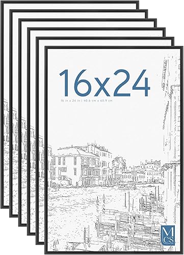 Miniatura 8 de MCS - Marco para póster original, 22.375 x 34 pulgadas, color negro, juego de 2