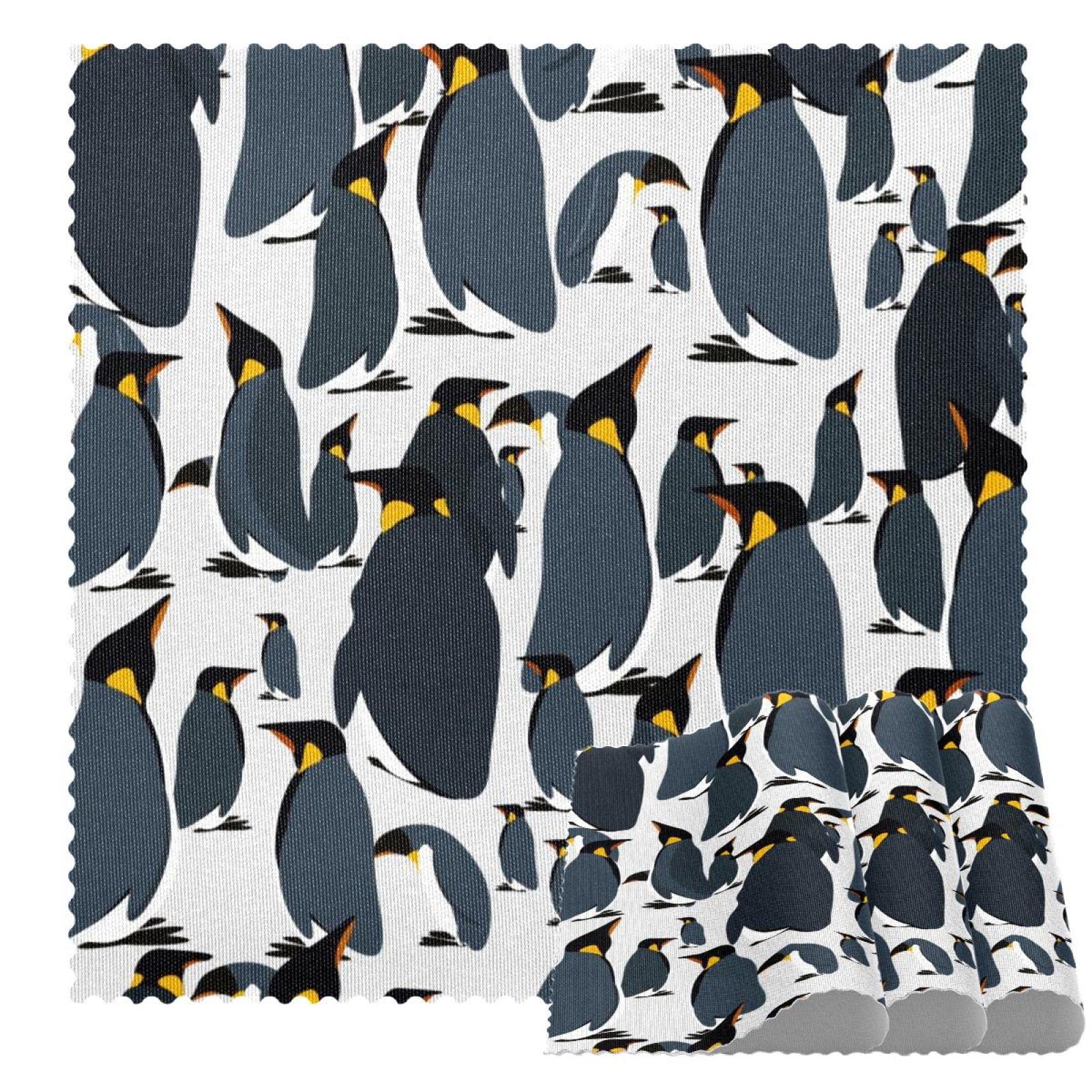 Sets de table antidérapants motif pingouins 30,5 cm lot de 4
