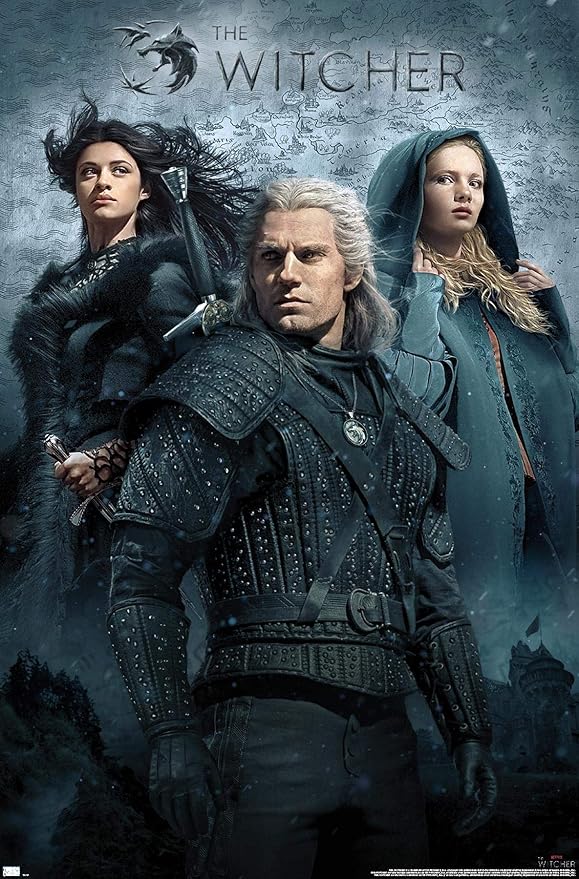 The Witcher 3 May Receive Expansion in 2026 9 81TUfw3vc7L. AC SY879 Trends International Netflix The Witcher - Key Art Wall Poster, 22.375 x 34, Unframed Version