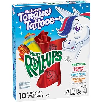 Betty Crocker Fruit Snacks, Fruit Roll-Ups, Variety Snack Pack, 5 oz