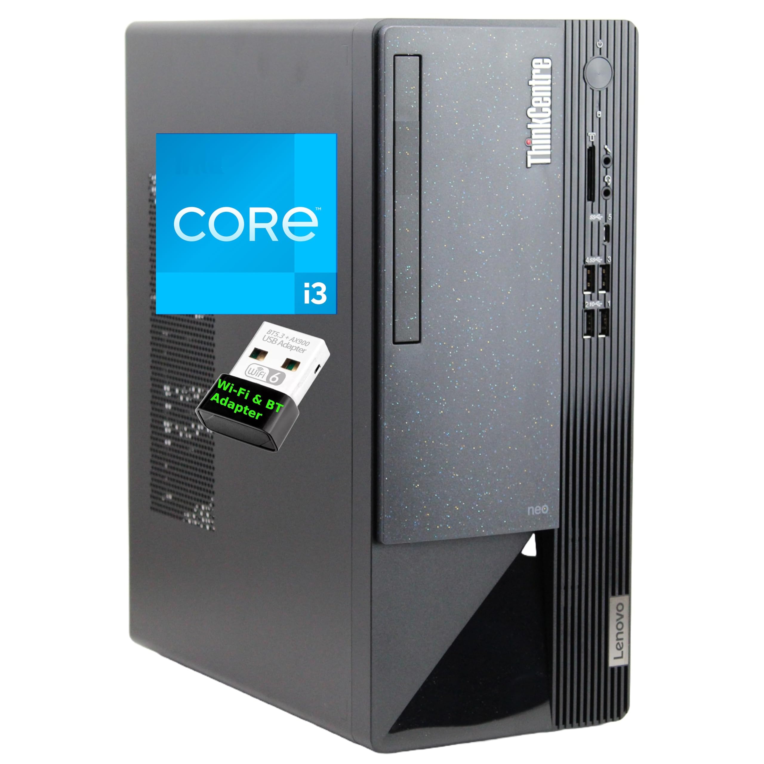 Amazon.com: Lenovo ThinkCentre Neo 50T Gen 4 立式電腦- Intel
