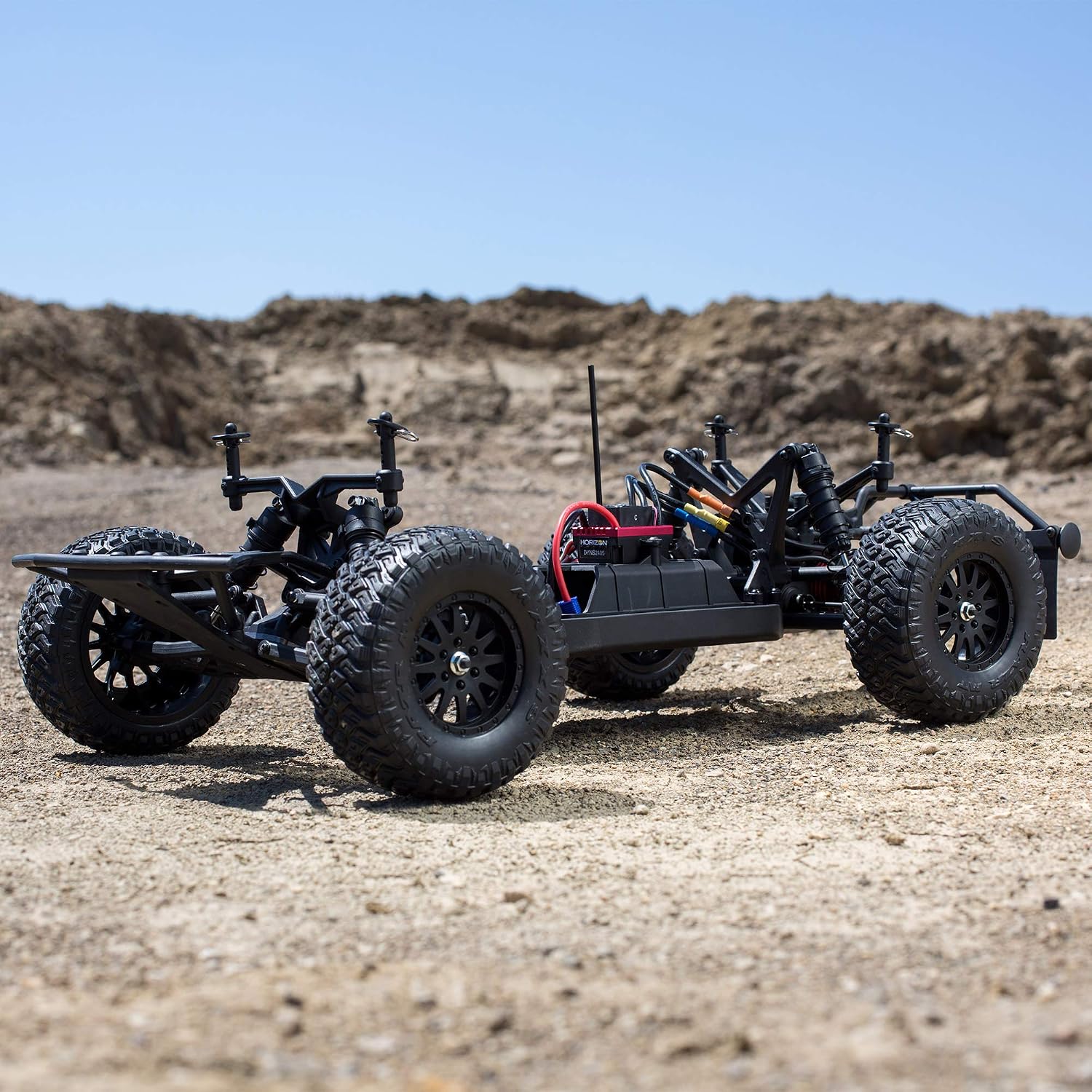 Losi 22S K&N SCT Brushless 2WD RC Short Course Truck RTR with DX2E Transmitter with AVC (Battery and Charger Not Included), 1/10 Scale (Orange)