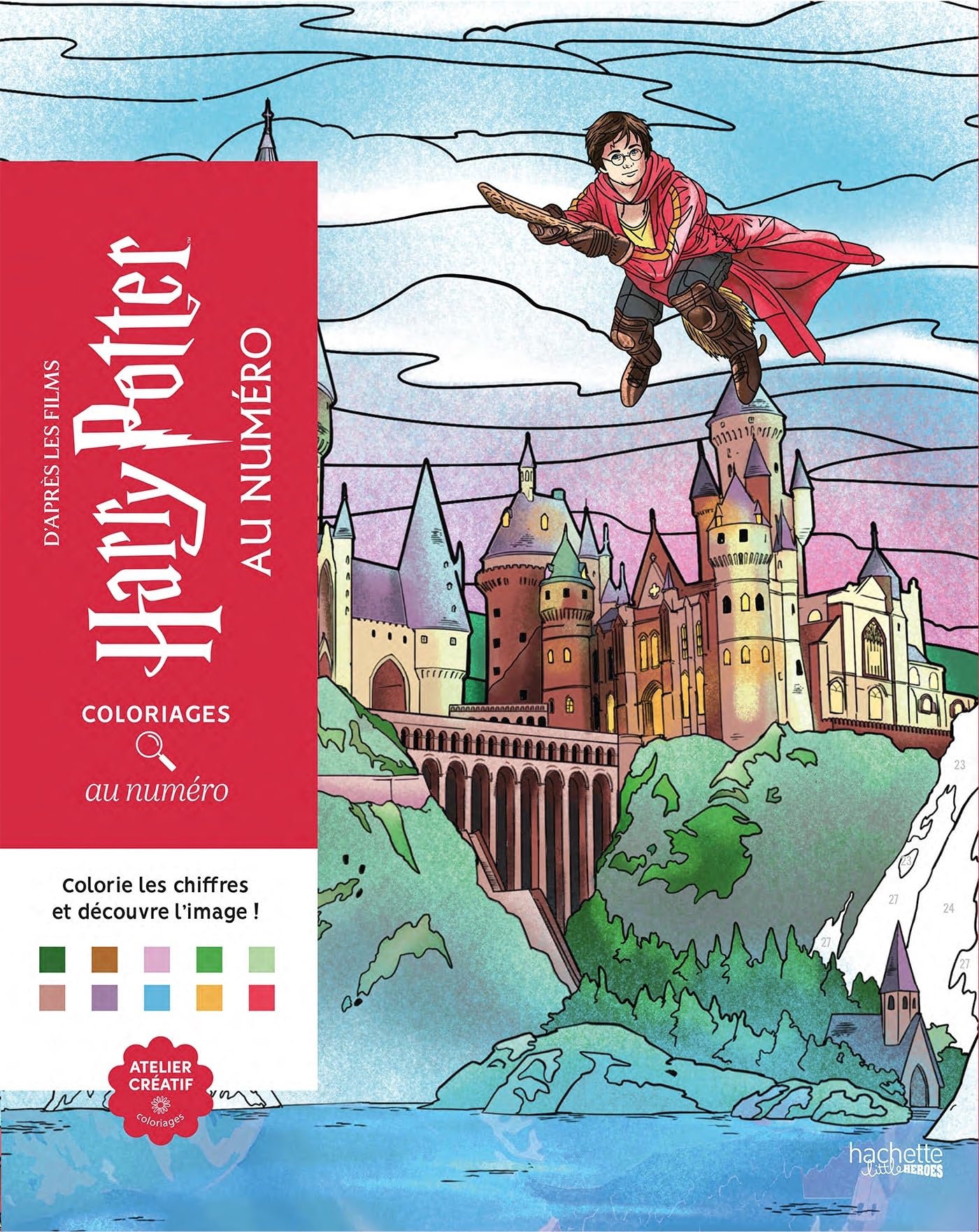Harry Potter au numéro: Colorie les chiffres et découvre l'image