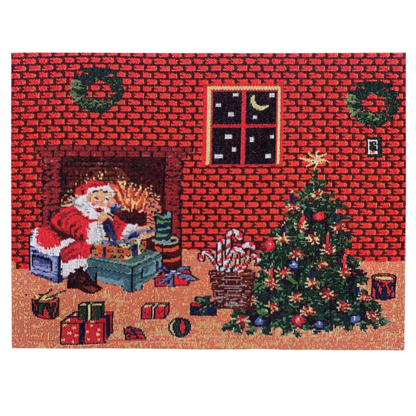Tsophreniq 1 Piece Christmas Tablecloth Elegant Table Runner For Holiday Dining Table Cushion Cotton Linen Fabric Runner Christmas Dining Enhancement