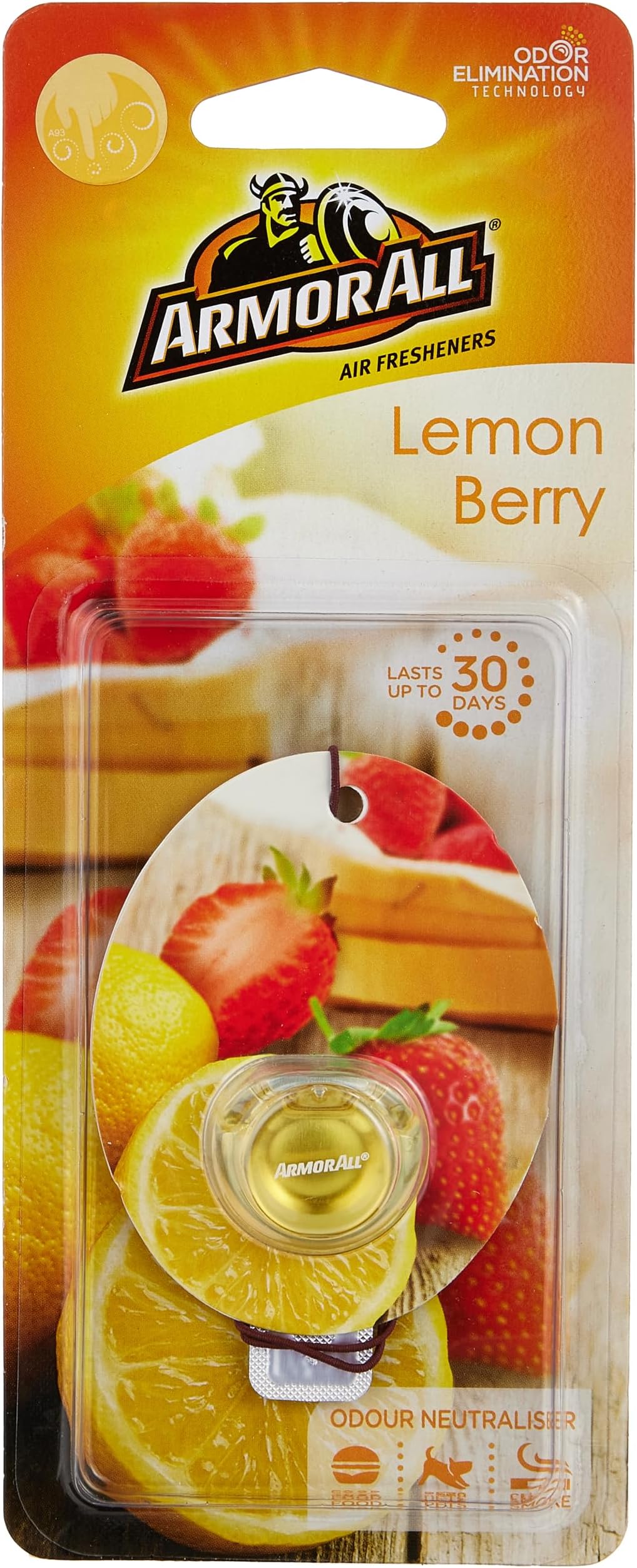 Air Freshener Diffuser Lemon Berry 2.5 Ml ارمورال معطر تعليق على المرآه سائل ليمون و توت