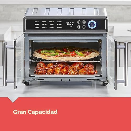 Miniatura 7 de BLACK+DECKER Crisp 'N Bake - Combo de horno tostador y freidora de aire, horno de convección de encimera 12 en 1 para cocinar alimentos rápidamente,