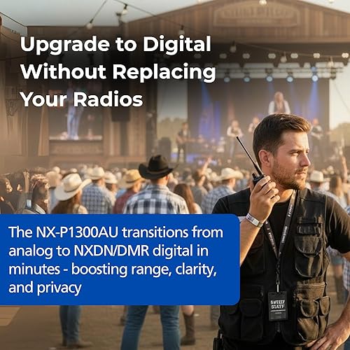 Miniatura 6 de KENWOOD ProTalk NX-P1300AU Radio de negocios UHF de 5 W, cobertura en edificios, 64 canales4 zonas, batería de hasta 15 horas, altavoz fuerte de