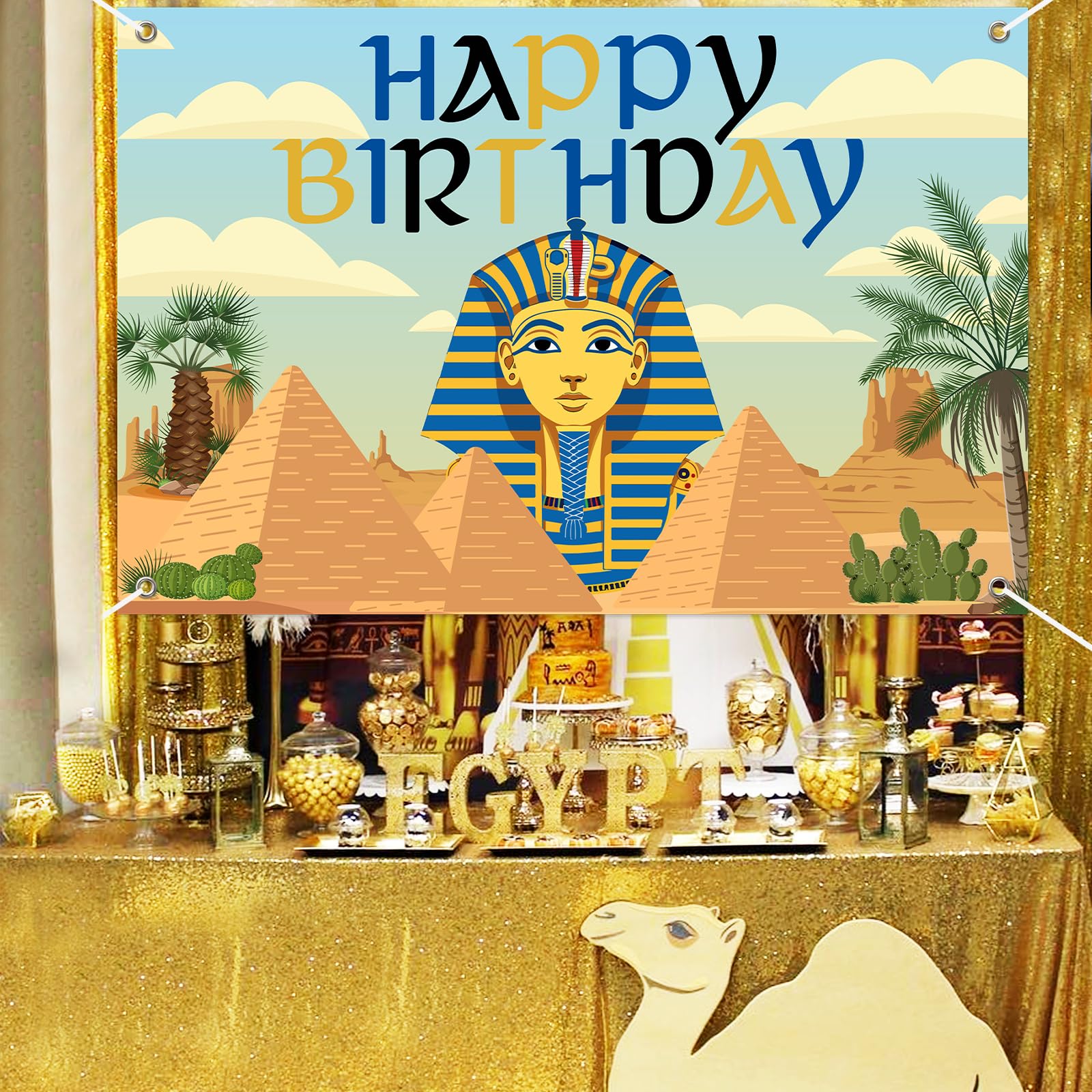 JeVenis egyptische feest decoratie oud egypte