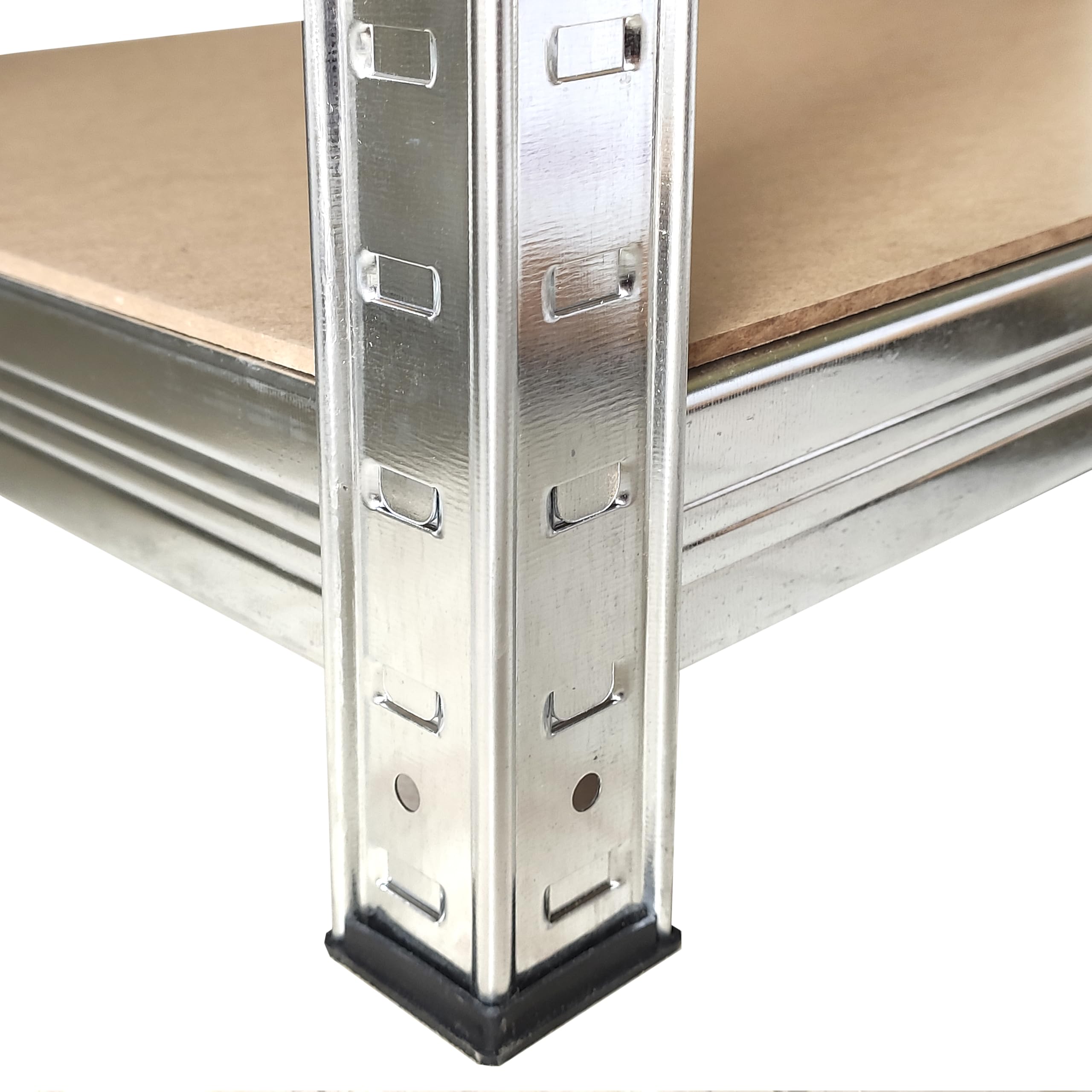 Nyana Home | Estantería Metálica Galvanizada 875kg | 5 Baldas | Medidas 180 x 90 x 40cm | Garaje Oficina Despensa