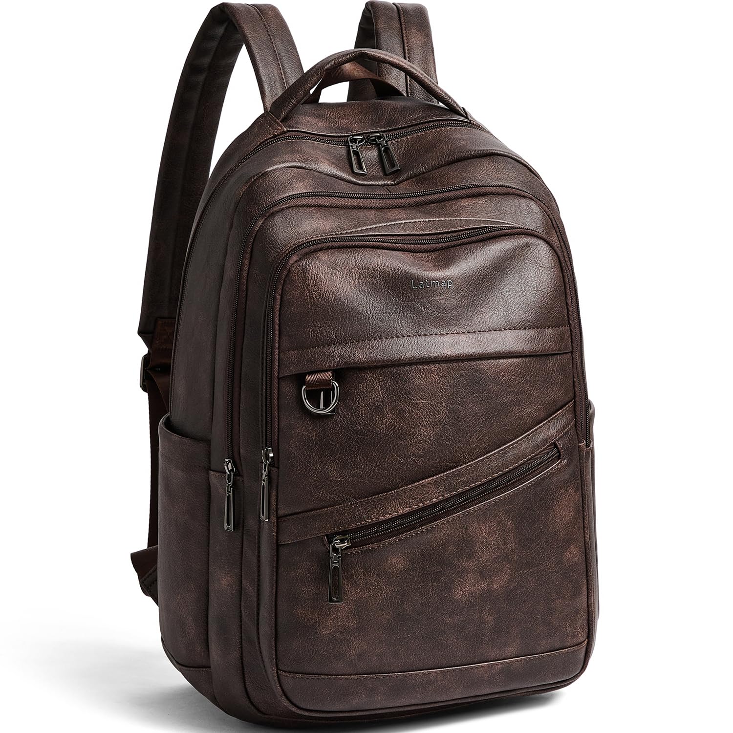 LATMAP 43L Lederrucksack Damen, Rucksackhandtaschen für Frau