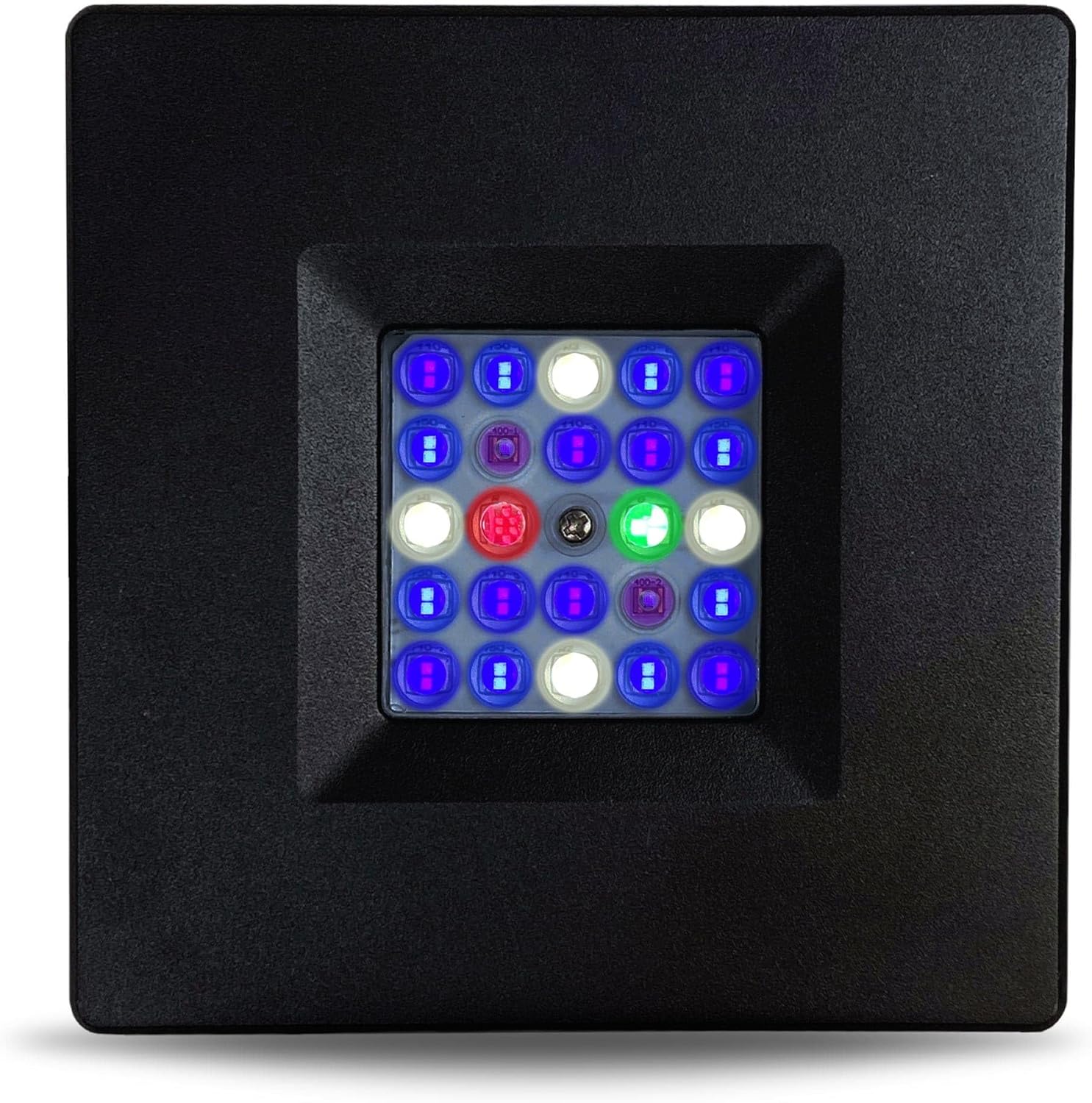 CURRENT Orbit R24 52 Watt Reef LED Saltwater Marine Aquarium Coral Light with Flex Arm Tank Mount Wireless Lighting & eFlux Wave Pump Control Bluetooth Loop App Compatable for Fish Tank (4410)