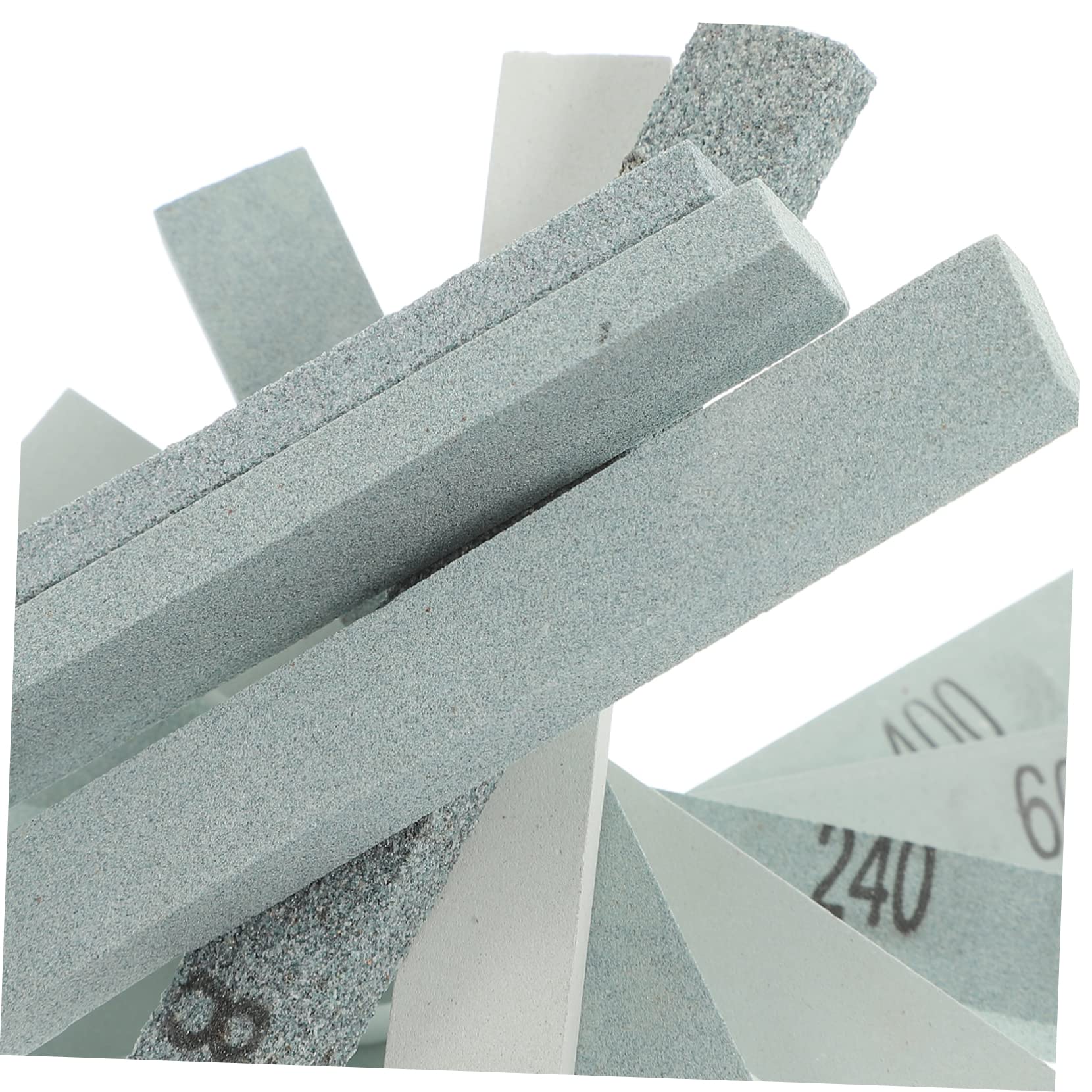 ULTECHNOVO Bastoncini Abrasivi Set da 20 in Carburo di Silicio Verde per Lucidatura a Secco e Bagnato, Strumenti per Levigatura di Metallo e Plastica in Progetti Manuali e Parti Auto