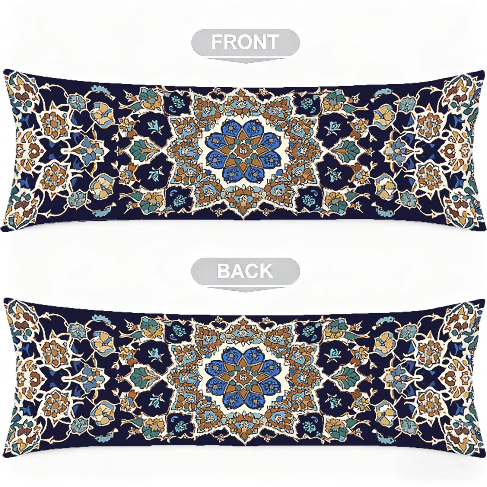 Poszewka na poduszkę 50 x 150 cm Europa Północna poszewka na poduszkę 150 cm, poszewka na poduszkę w stylu boho, zestaw 2 dwustronnych aksamitnych poszewek na poduszkę Popraw jakość, poduszka do