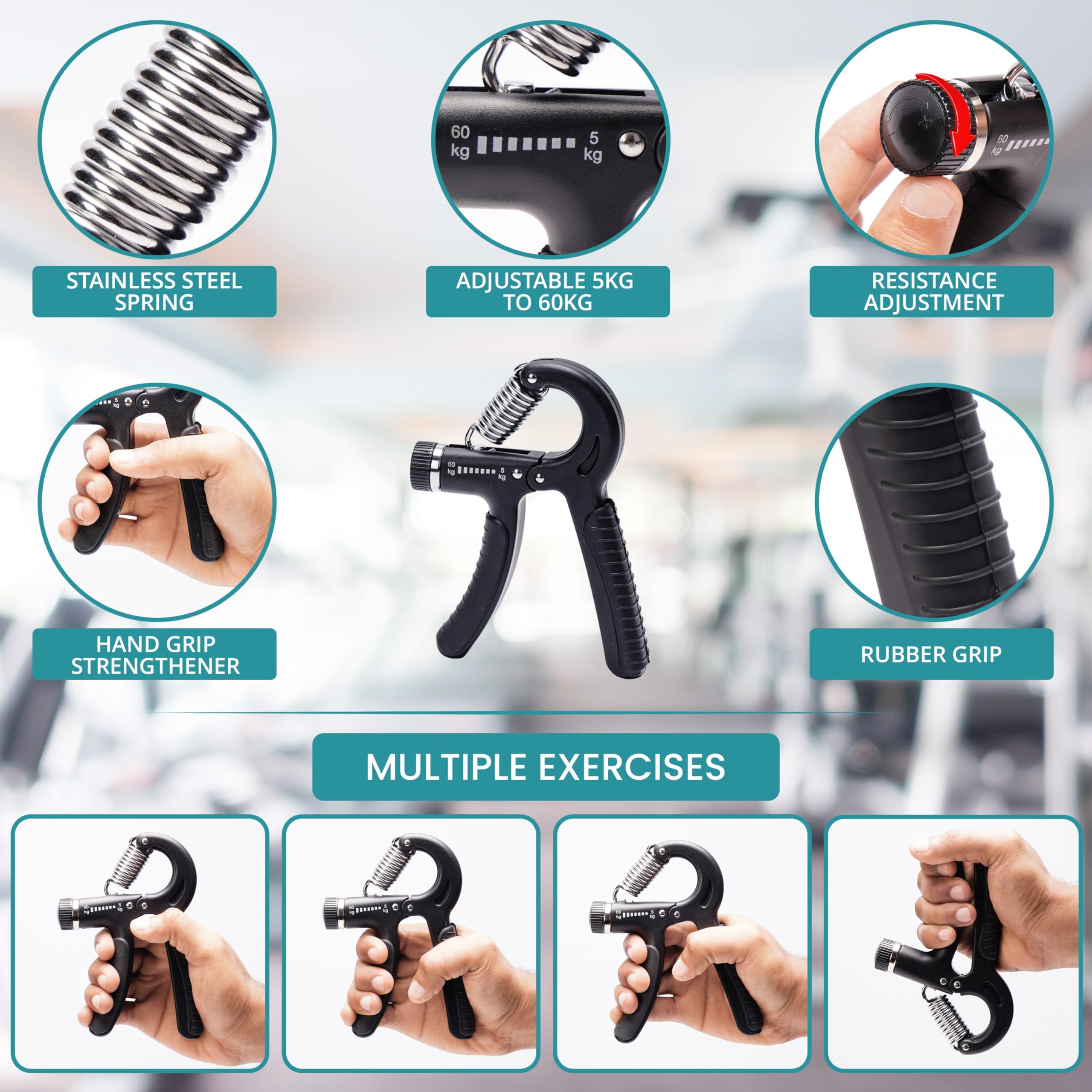 Belle Vous Planche de Musculation Portable pour la Maison - 20-en-1 - Entraînement de tout le Corps - Pompes - Ab Rollers - Élastiques de Musculation Accessoires - Homme et Femme