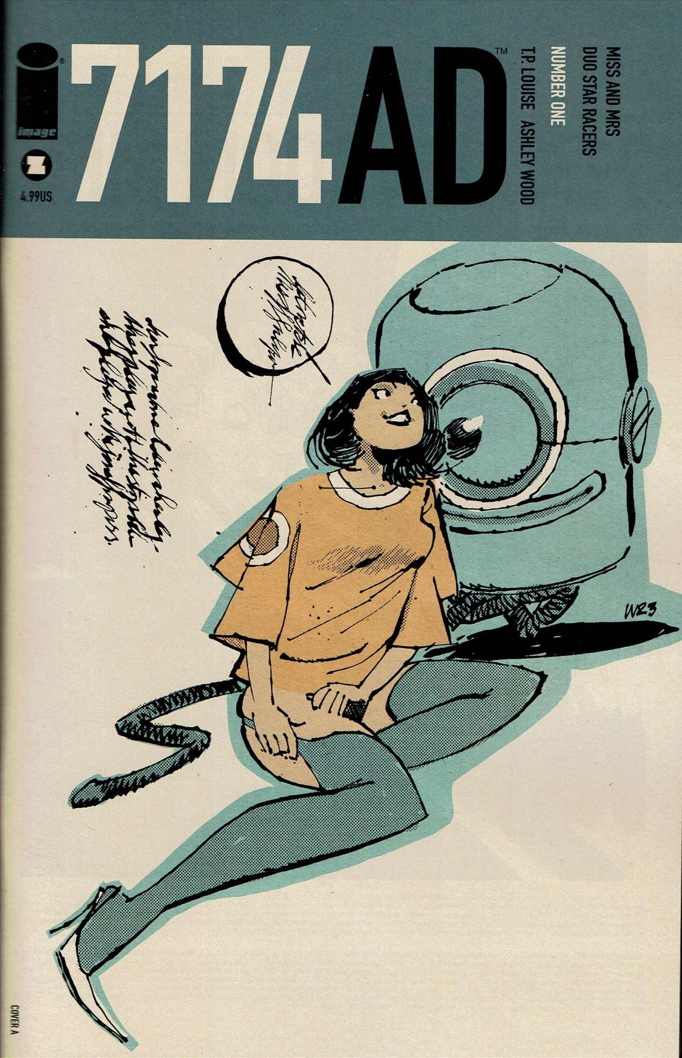 Amazon.com: 7174 AD #1A VF/NM ; Image comic book | Ashley Wood