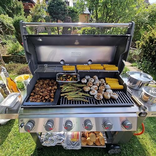 Miniatura 14 de 7658 - Parrilla de hierro fundido para Weber Spirit 200/300 y Spirit II Serie 200/300 E210, E310, accesorios para Genesis Gold B/C, Silver B/C