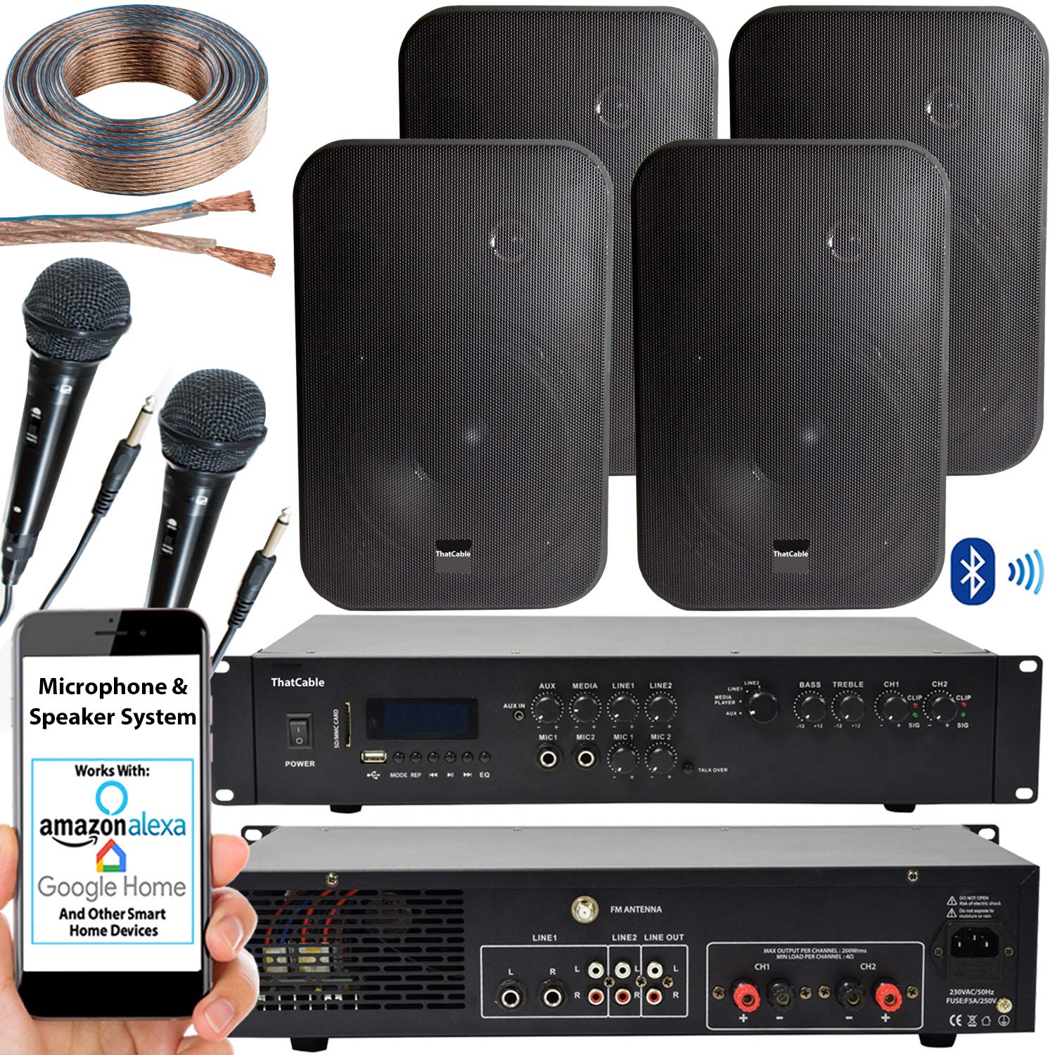 Buy 400W Stereo Bluetooth Karaoke/Public Address System 2 Channel