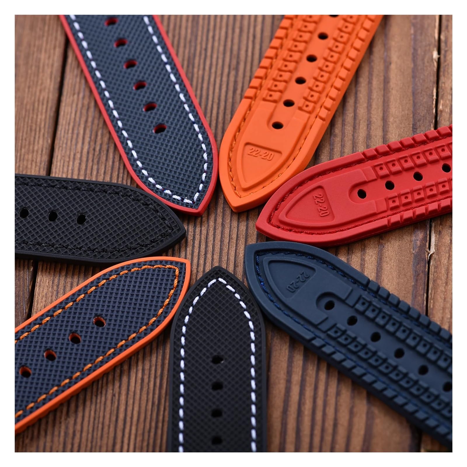 Cinturino Per Orologio In Pelle E Tela Per Compatibile Con Varie Marche | Cinturino in pelle FKM in tela per vele, vestibilità precisa (nero)