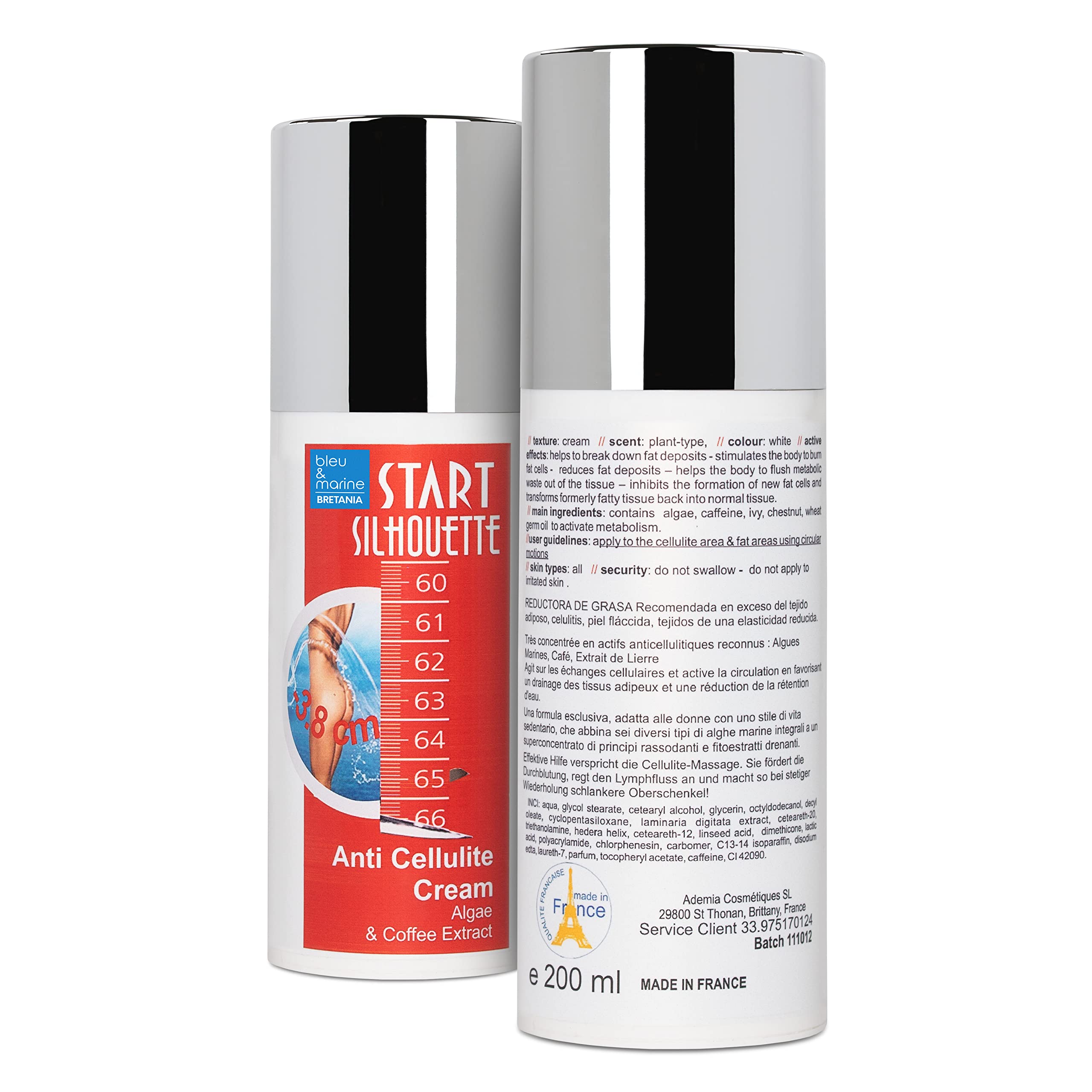 bleu & marine Bretania - 4-in-1 Anti Cellulite Cream, Ivory - Image 2