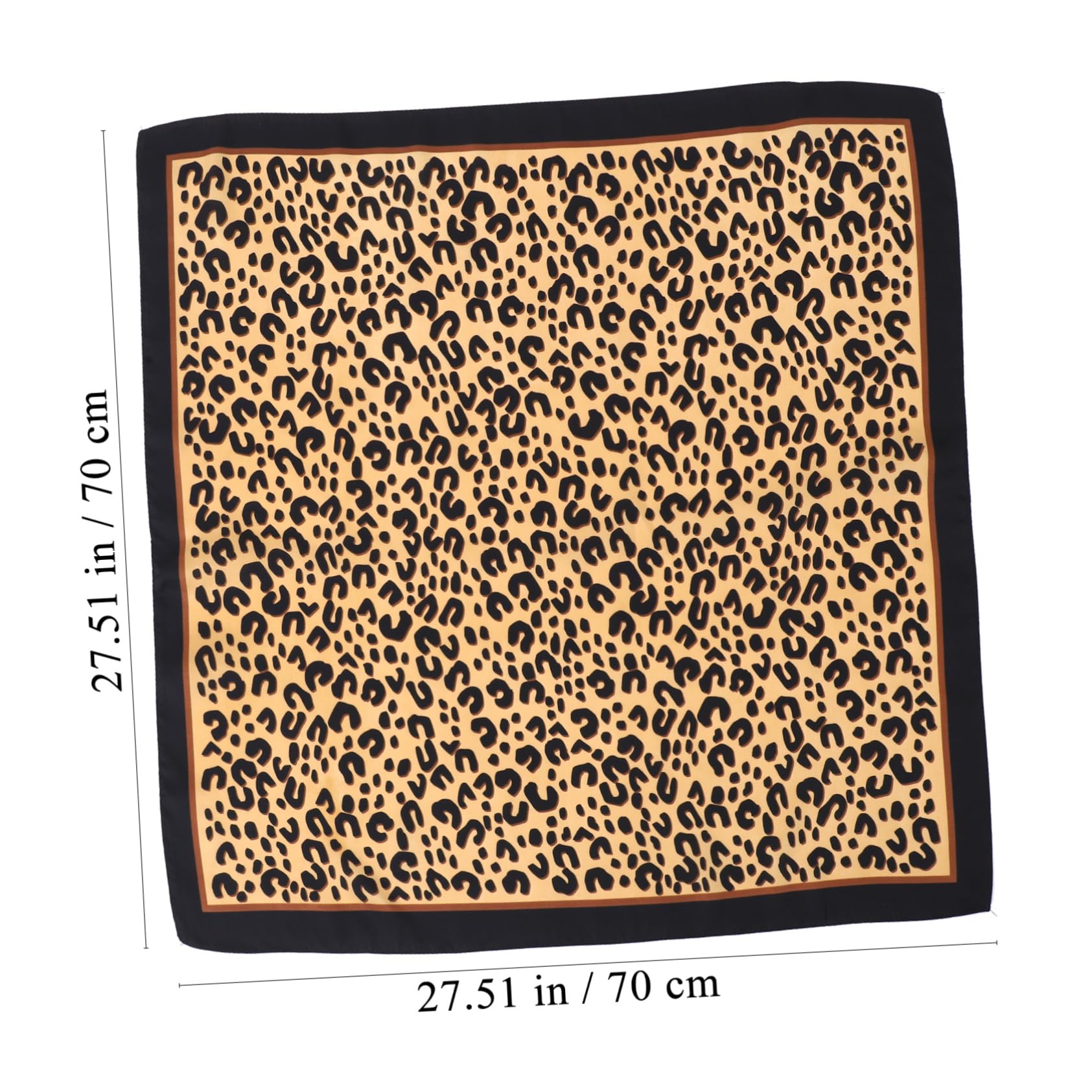 Holibanna 1pieza Bufanda De Leopardo Para Mujer Accesorio De Cabello Ligero y Multifuncional Para Uso Diario y Ocasiones Especiales