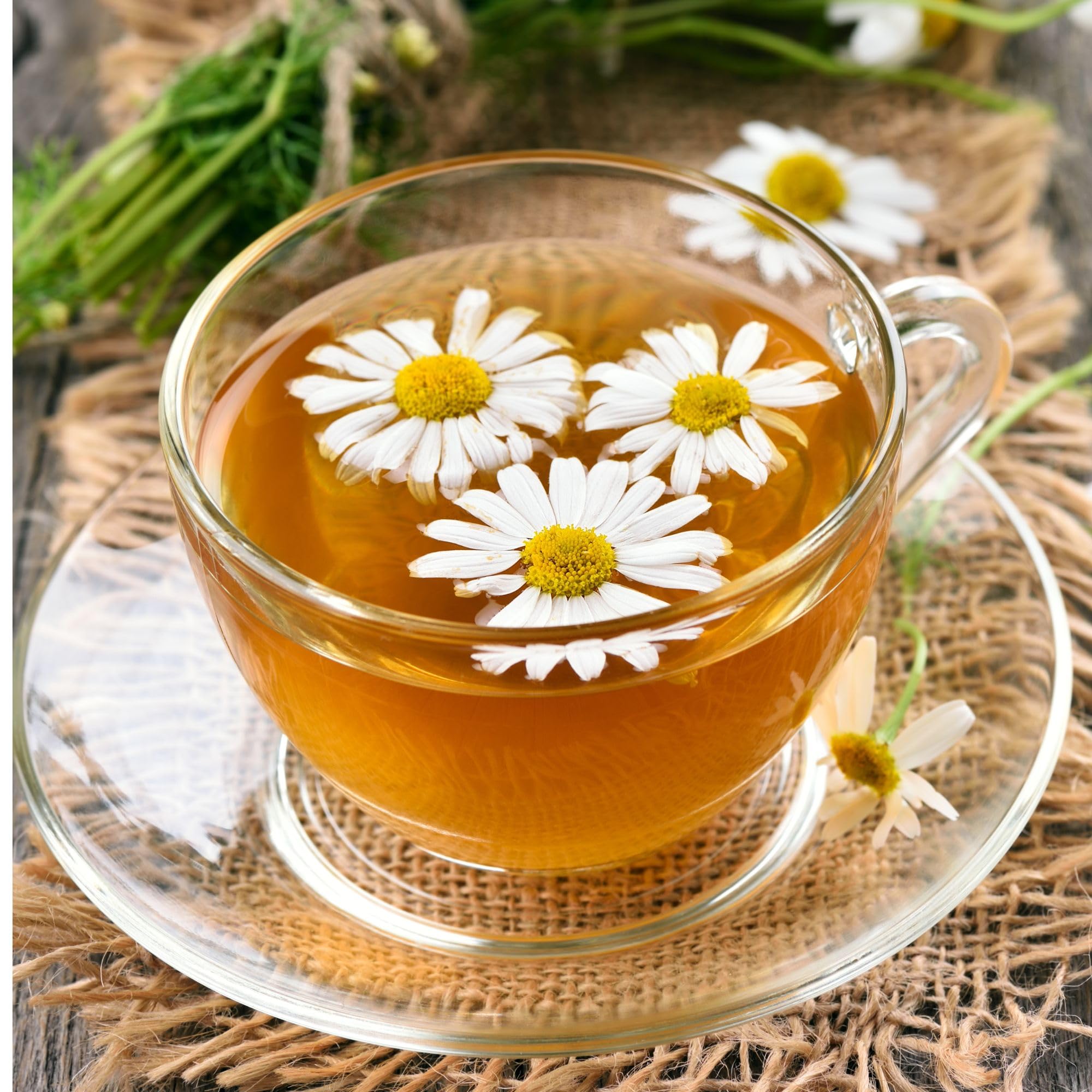 IDDA Herbal Herbata Rumiankowa 250g, Całe Kwiaty Rumianku Najwyższej Jakości, Herbata Liściasta
